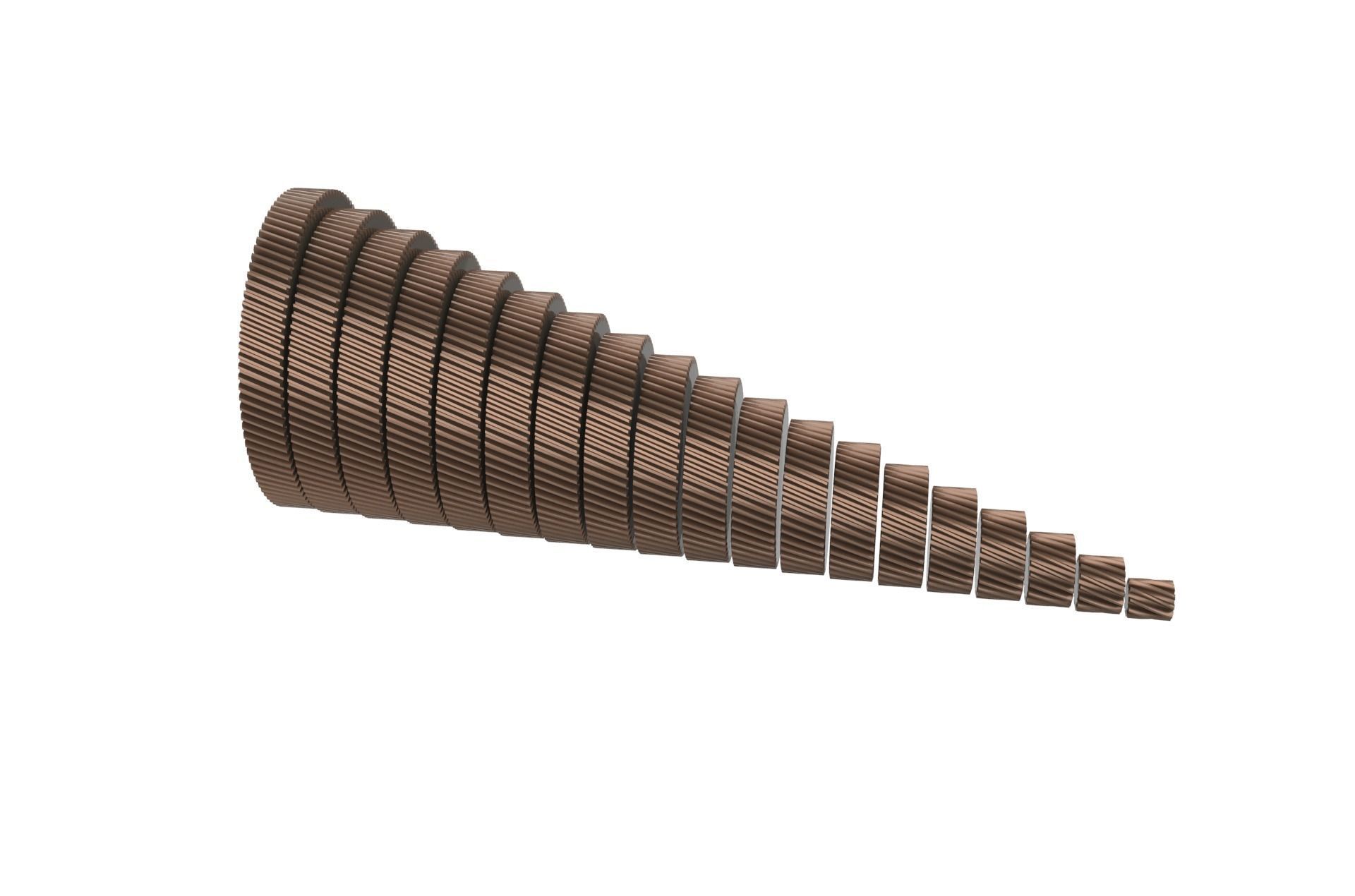 Helical Gear Set 3D print model_22