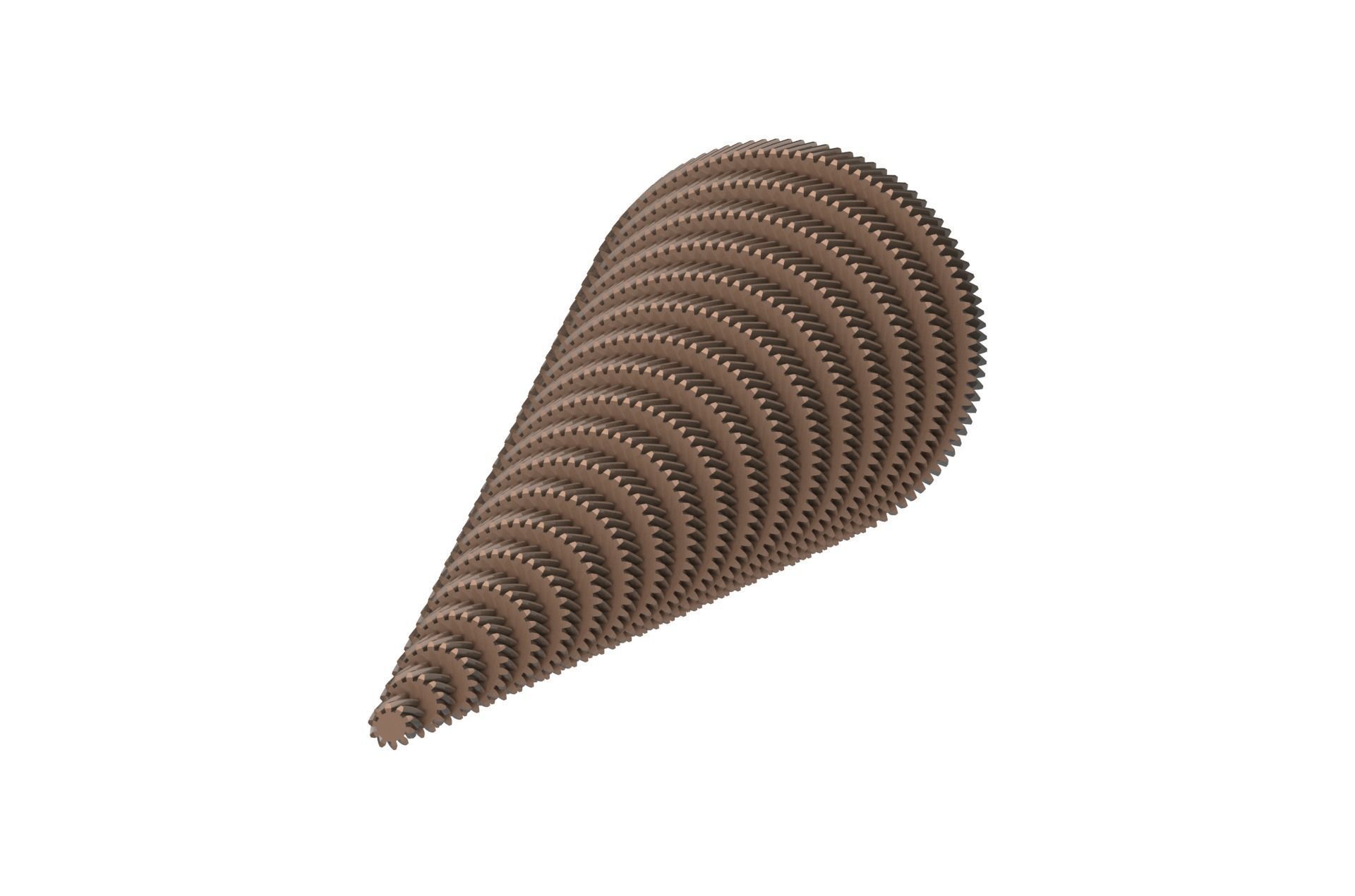 Helical Gear Set 3D print model_3