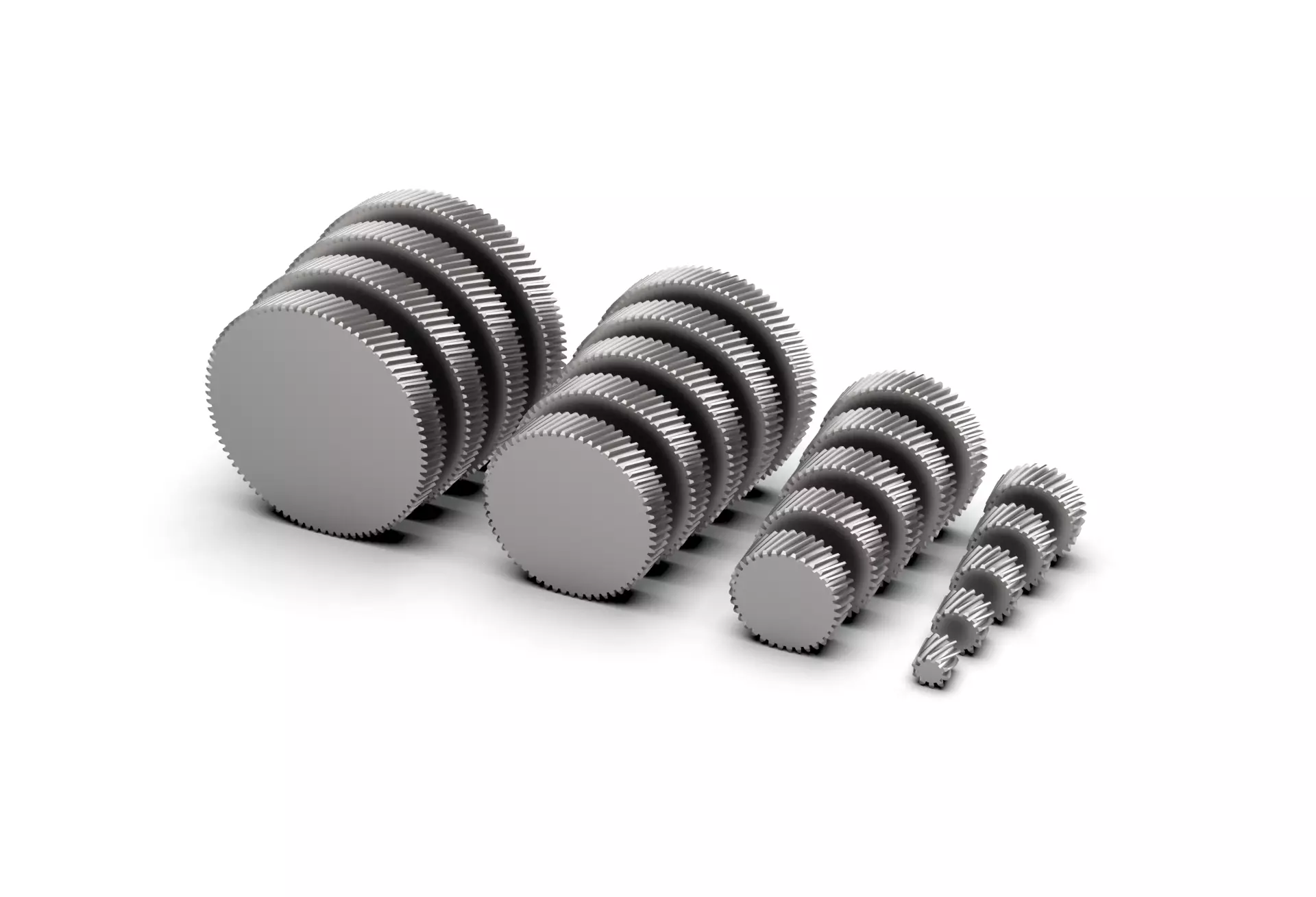 Helical Gear Set 3D print model_0