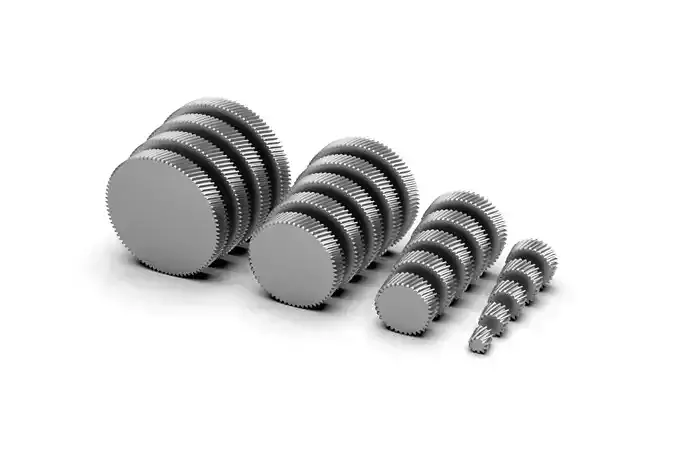 Helical Gear Set 3D print model