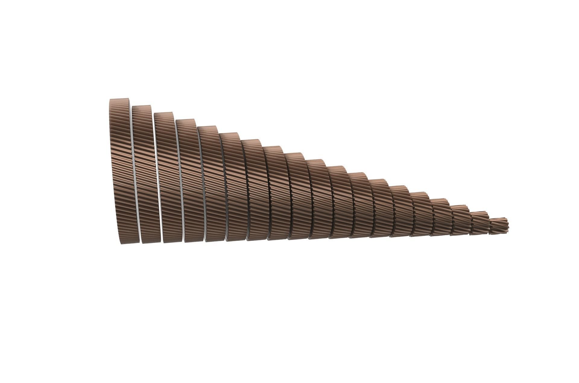 Helical Gear Set 3D print model_21