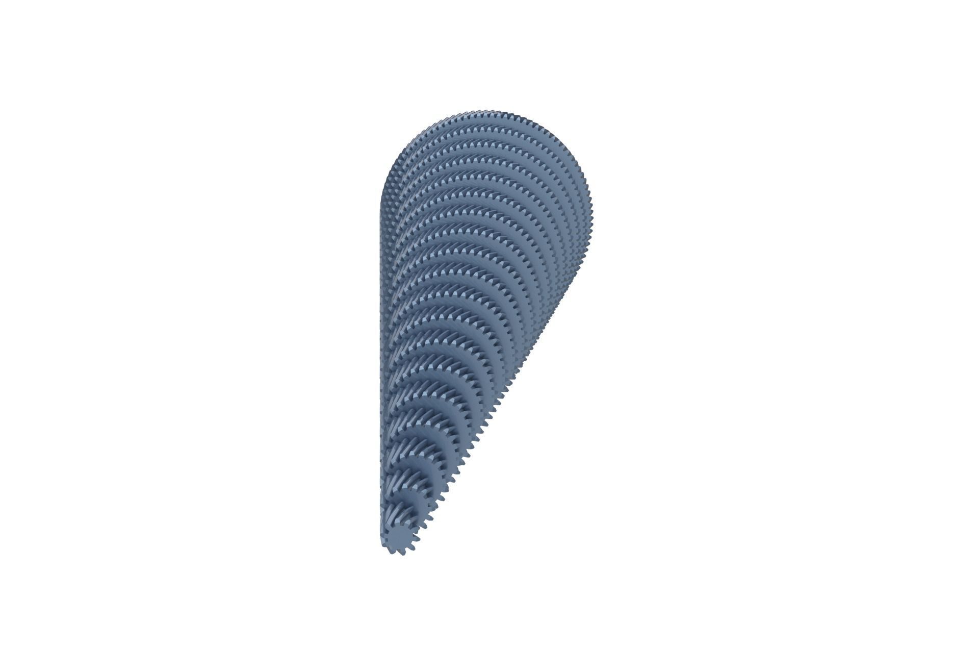 Helical Gear Set 3D print model_26