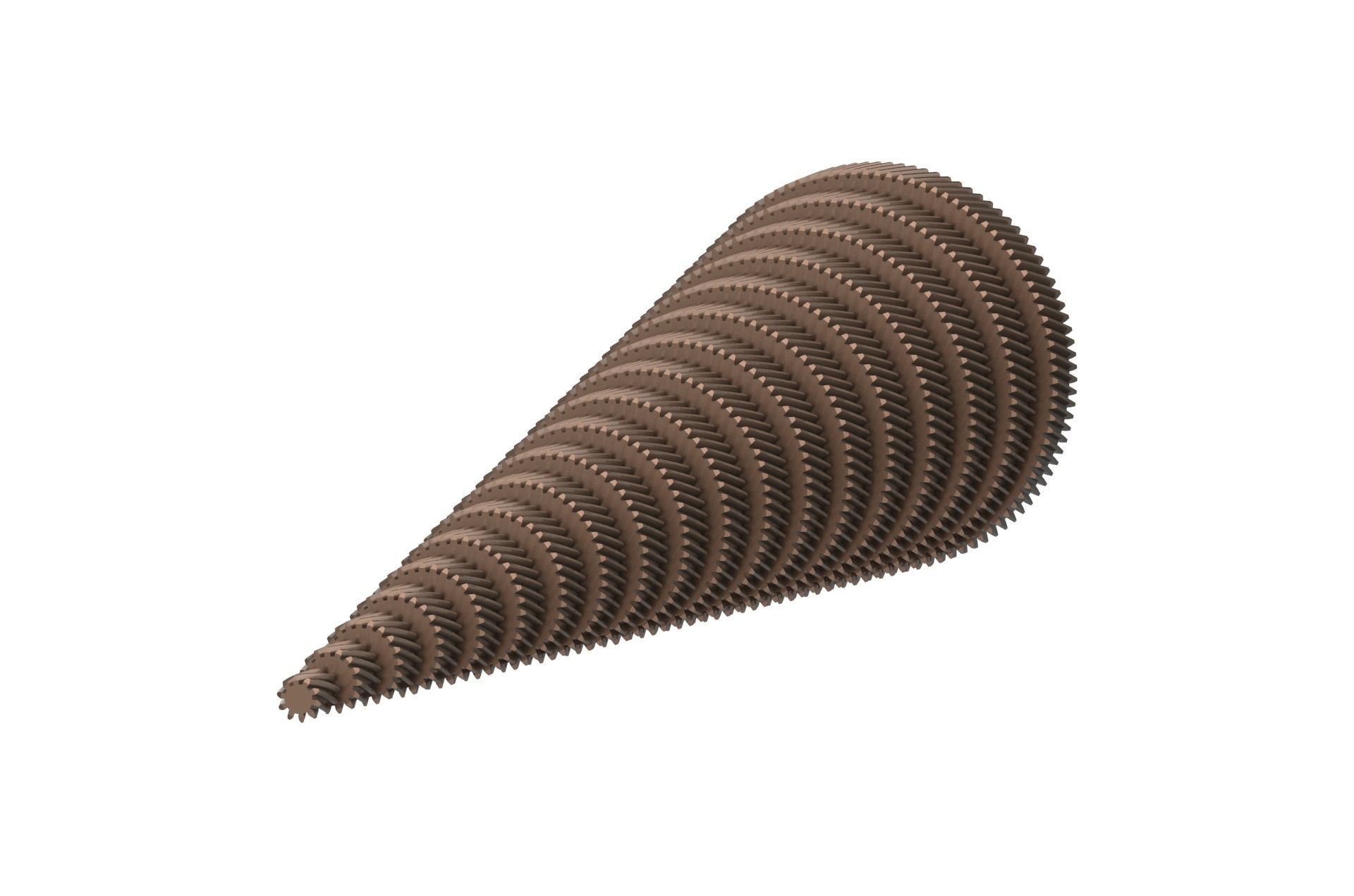 Helical Gear Set 3D print model_4