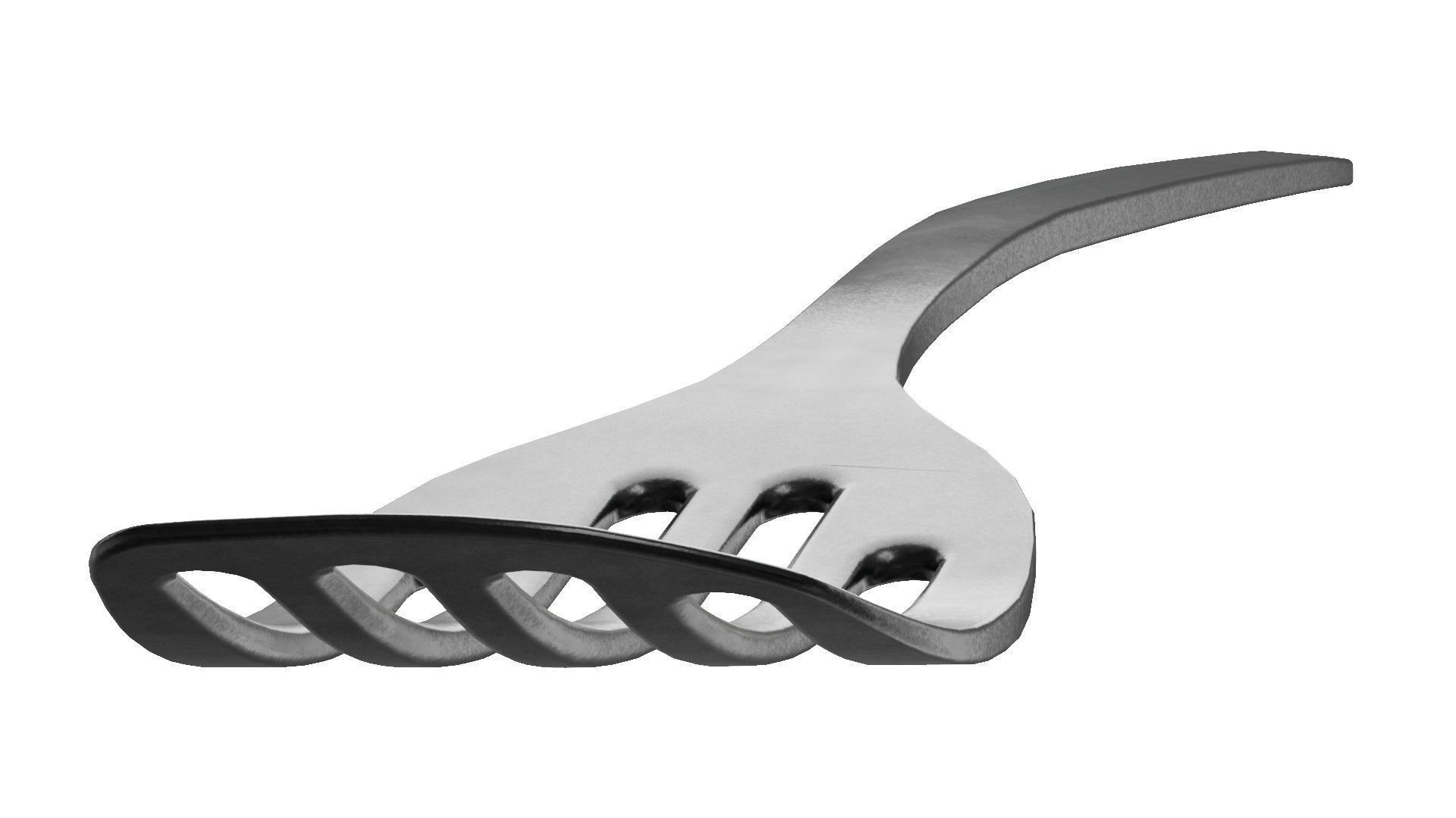 Spatula 3D Model stainless steel Low-poly 3D model_10