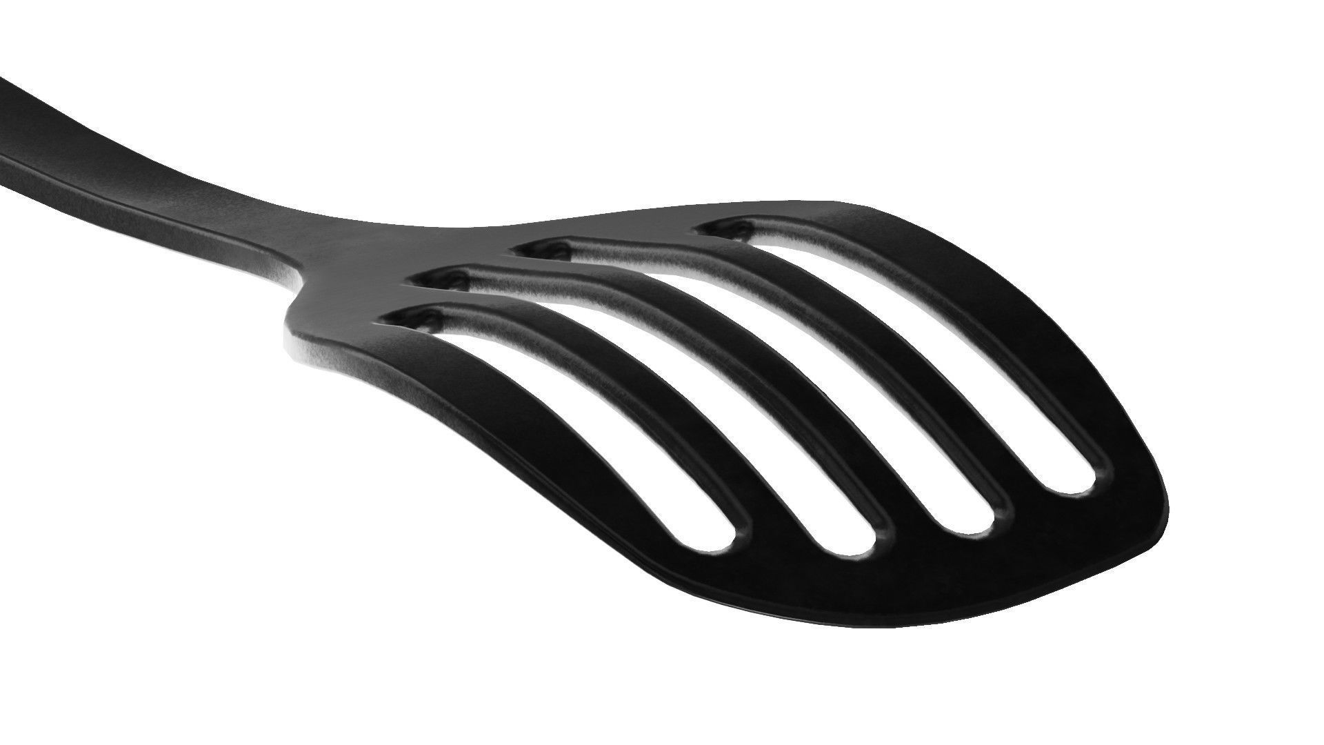 Spatula 3D Model stainless steel Low-poly 3D model_13