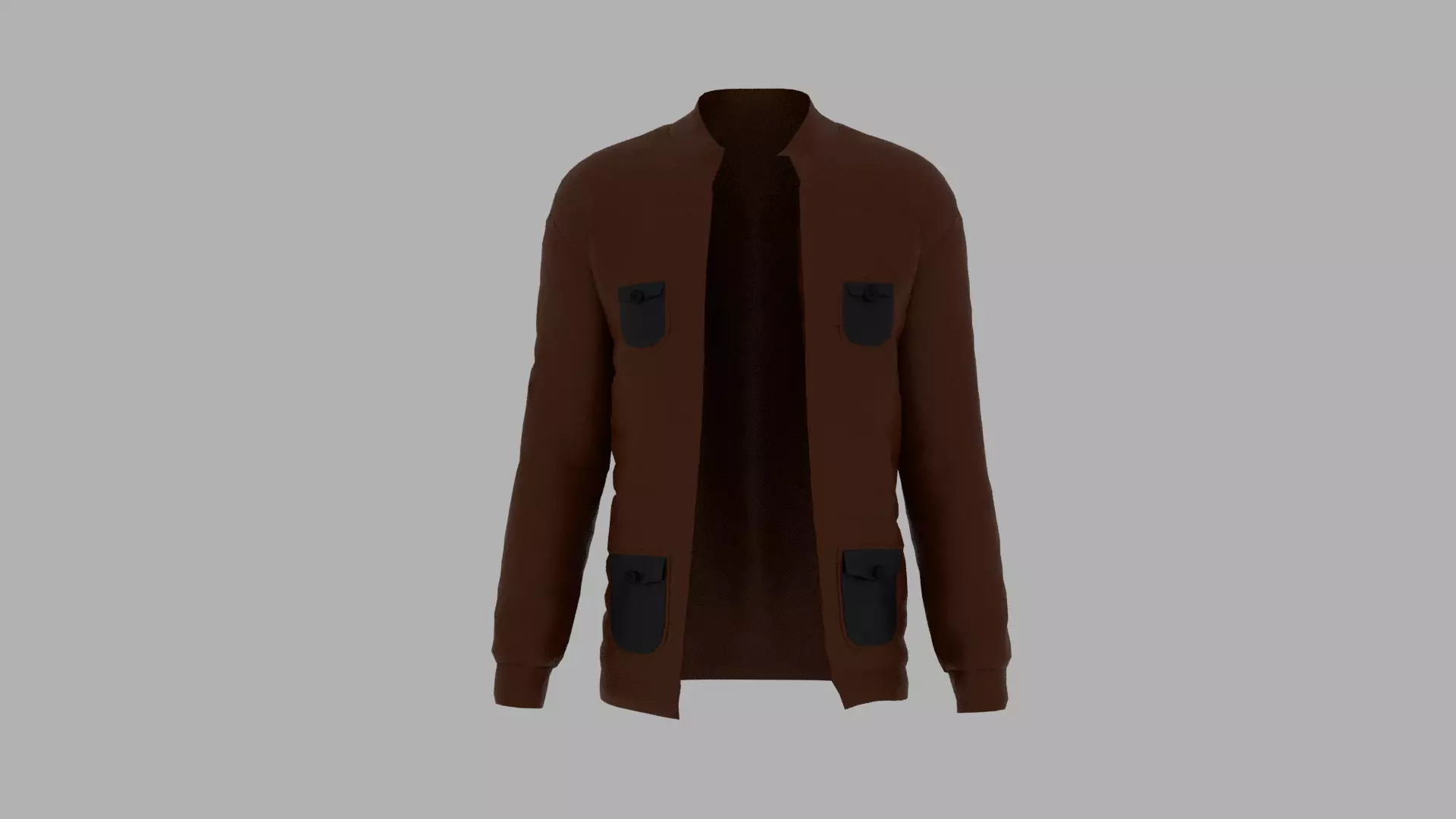 Jacket Low-poly 3D model_0
