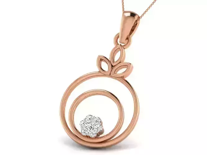 Light wt Diamond Charms Pendant 3dm render Detail 3D print model