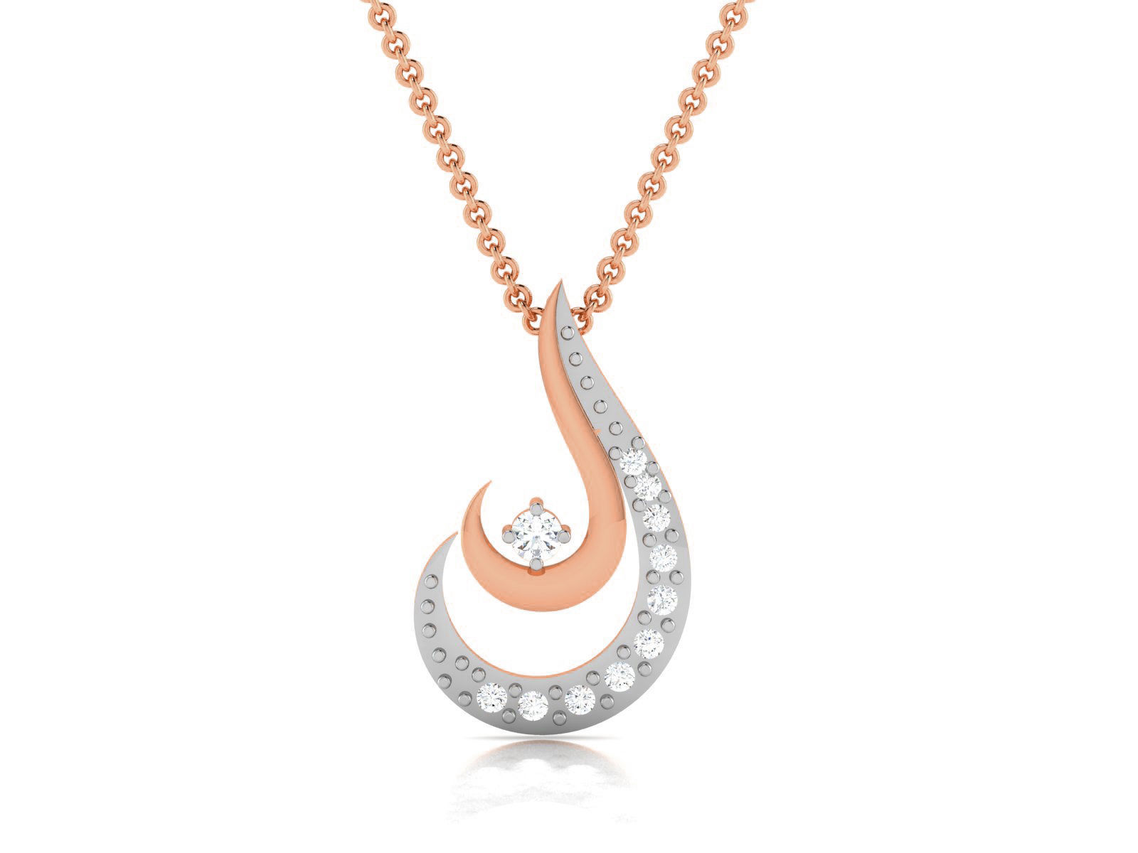 Light wt Diamond Charms Pendant 3dm render Detail 3D print model_2