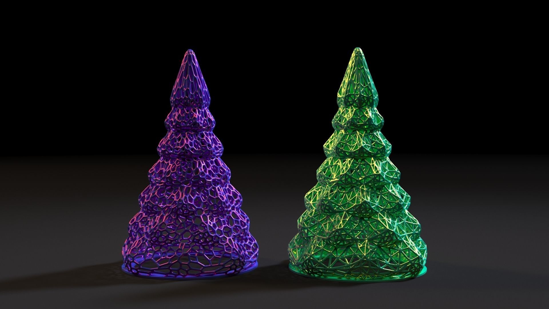 Christmas tree 3D print model_4