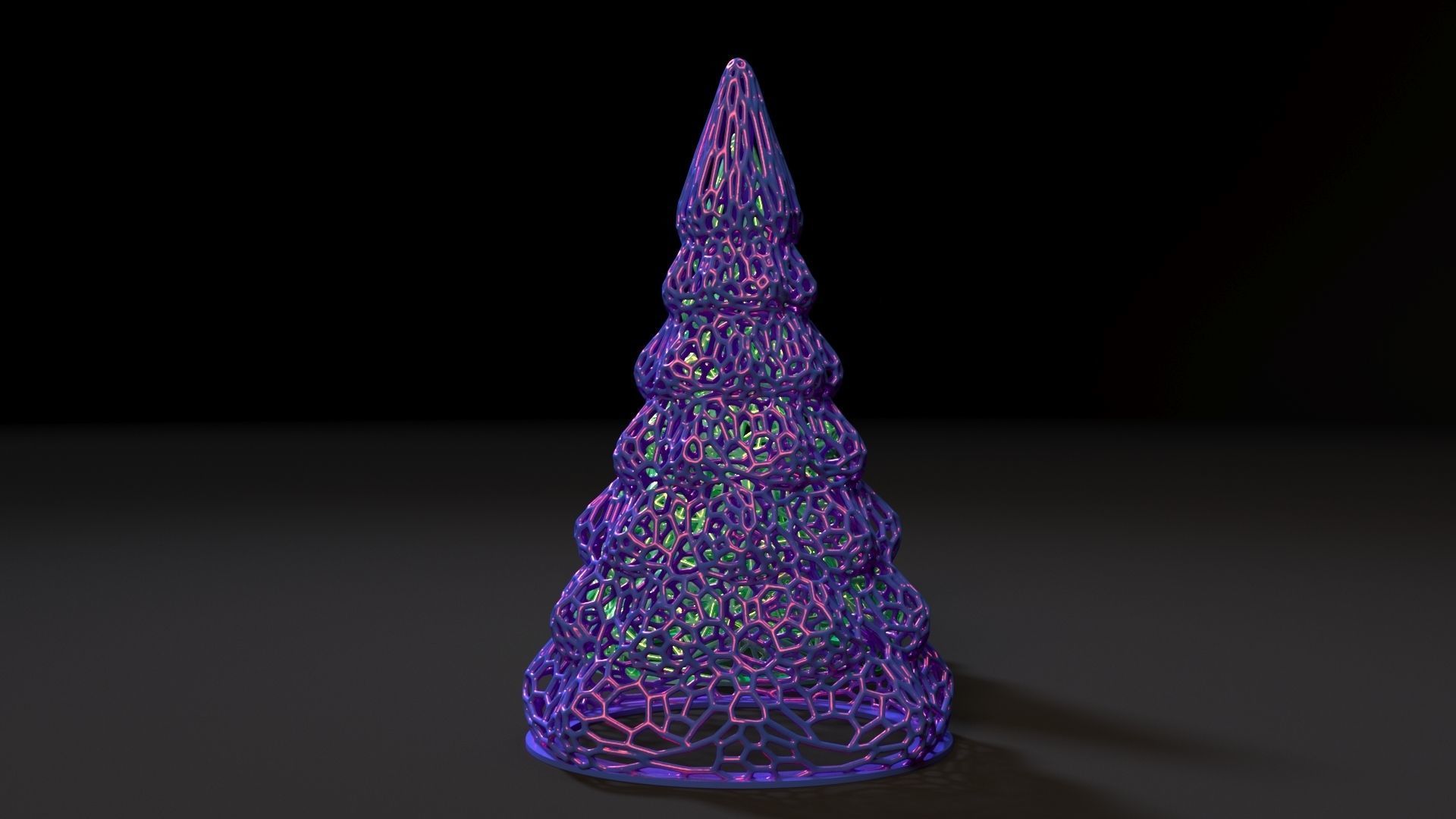 Christmas tree 3D print model_2