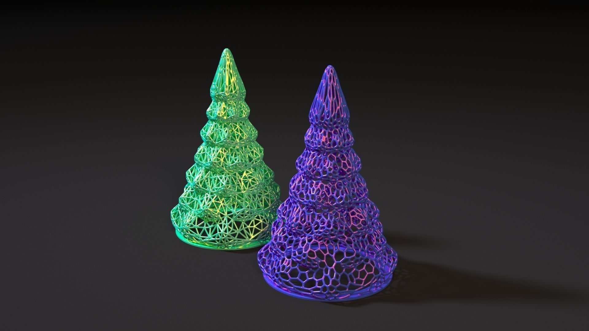 Christmas tree 3D print model_1