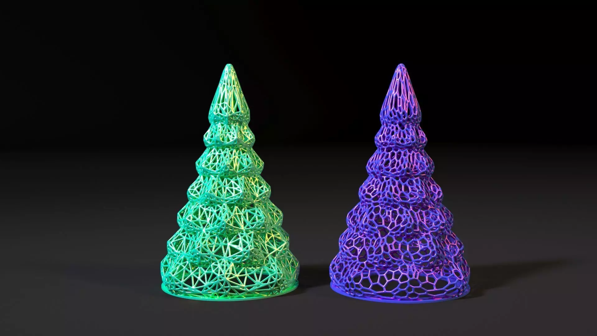 Christmas tree 3D print model_0