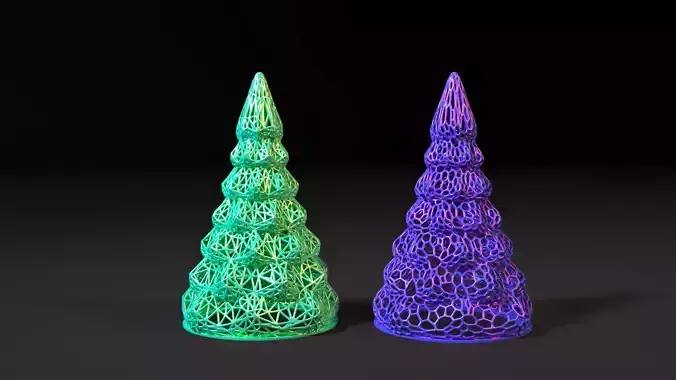 Christmas tree 3D print model