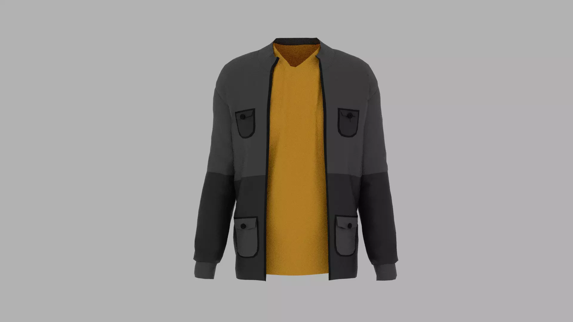 Jacket Low-poly 3D model