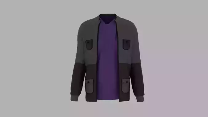 Jacket avatar last airbender Low-poly 3D model