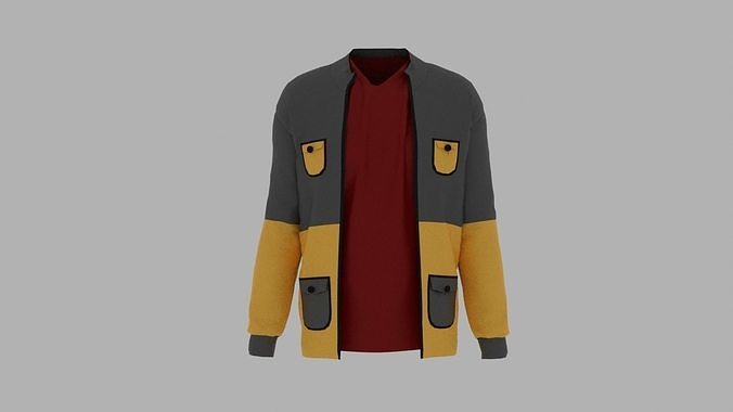 Jacket star wars force awakens Low-poly 3D model