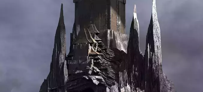  Lizard Cathedral Cliff range Kitbash 6