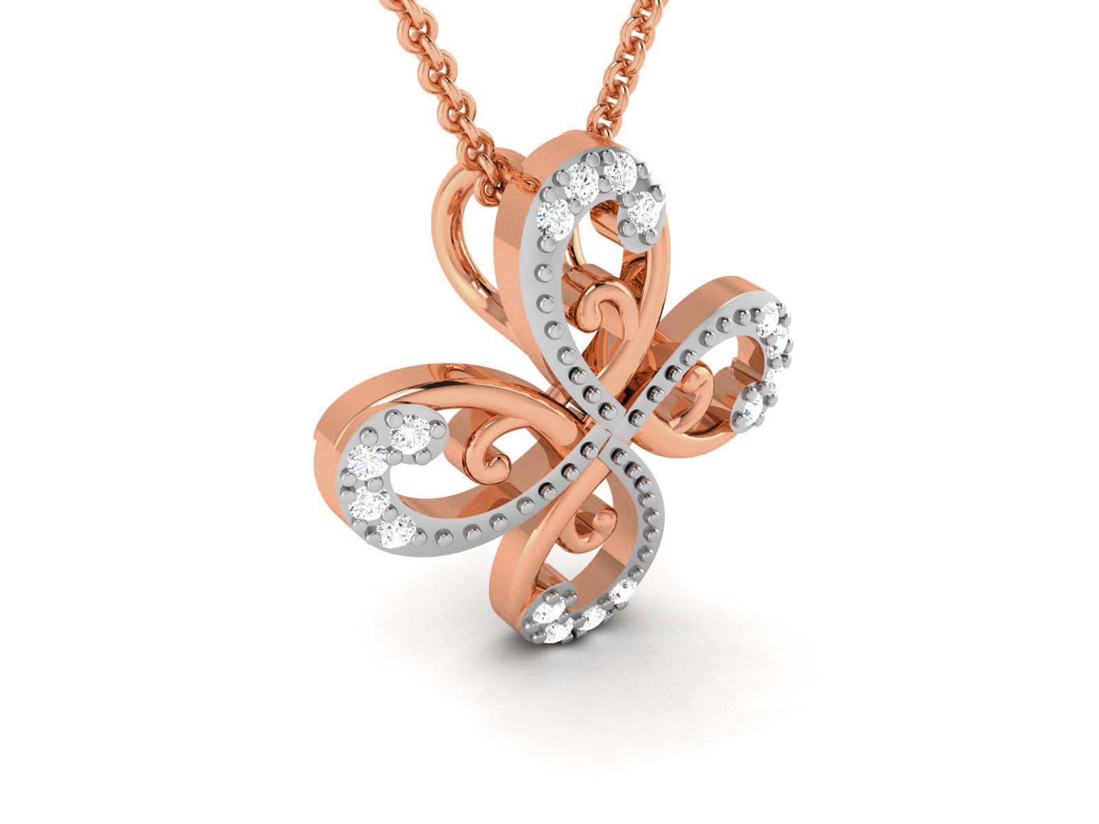 Light wt Diamond Charms Pendant 3dm render Detail 3D print model_1