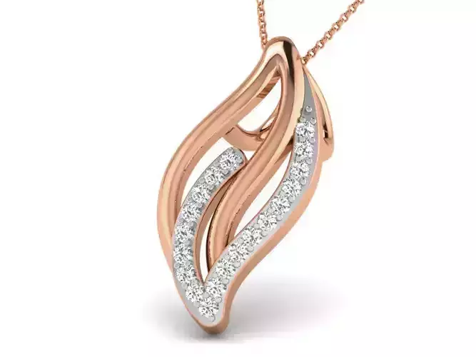 Light wt Diamond Charms Pendant 3dm render Detail