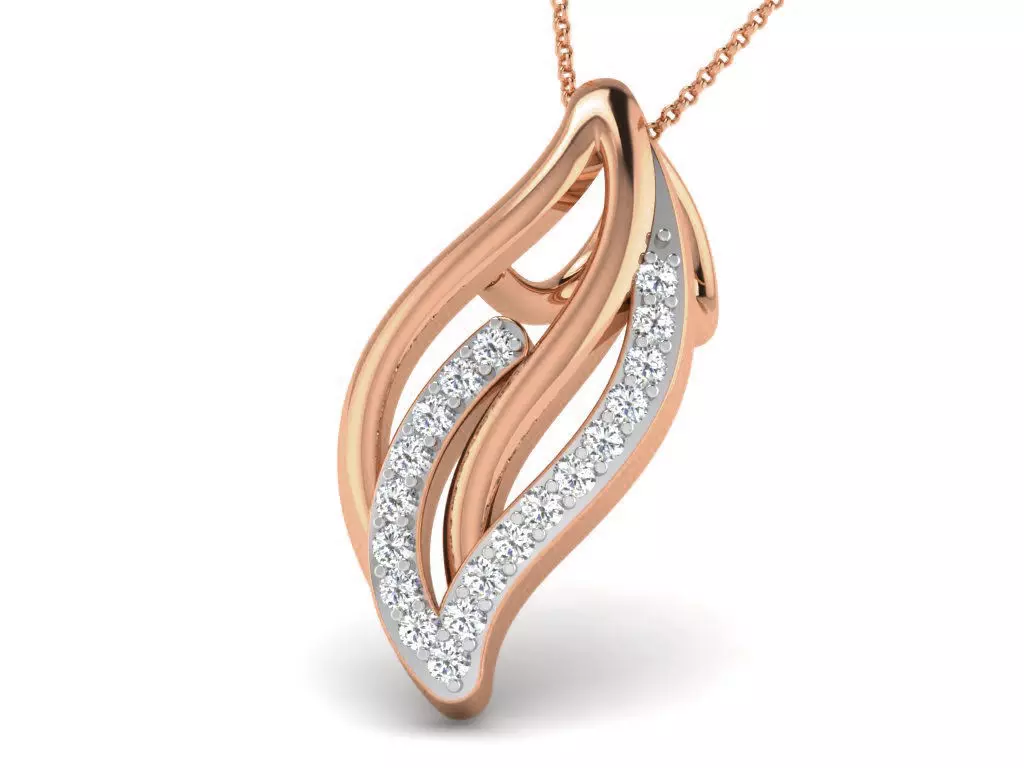 Light wt Diamond Charms Pendant 3dm render Detail 3D print model_0