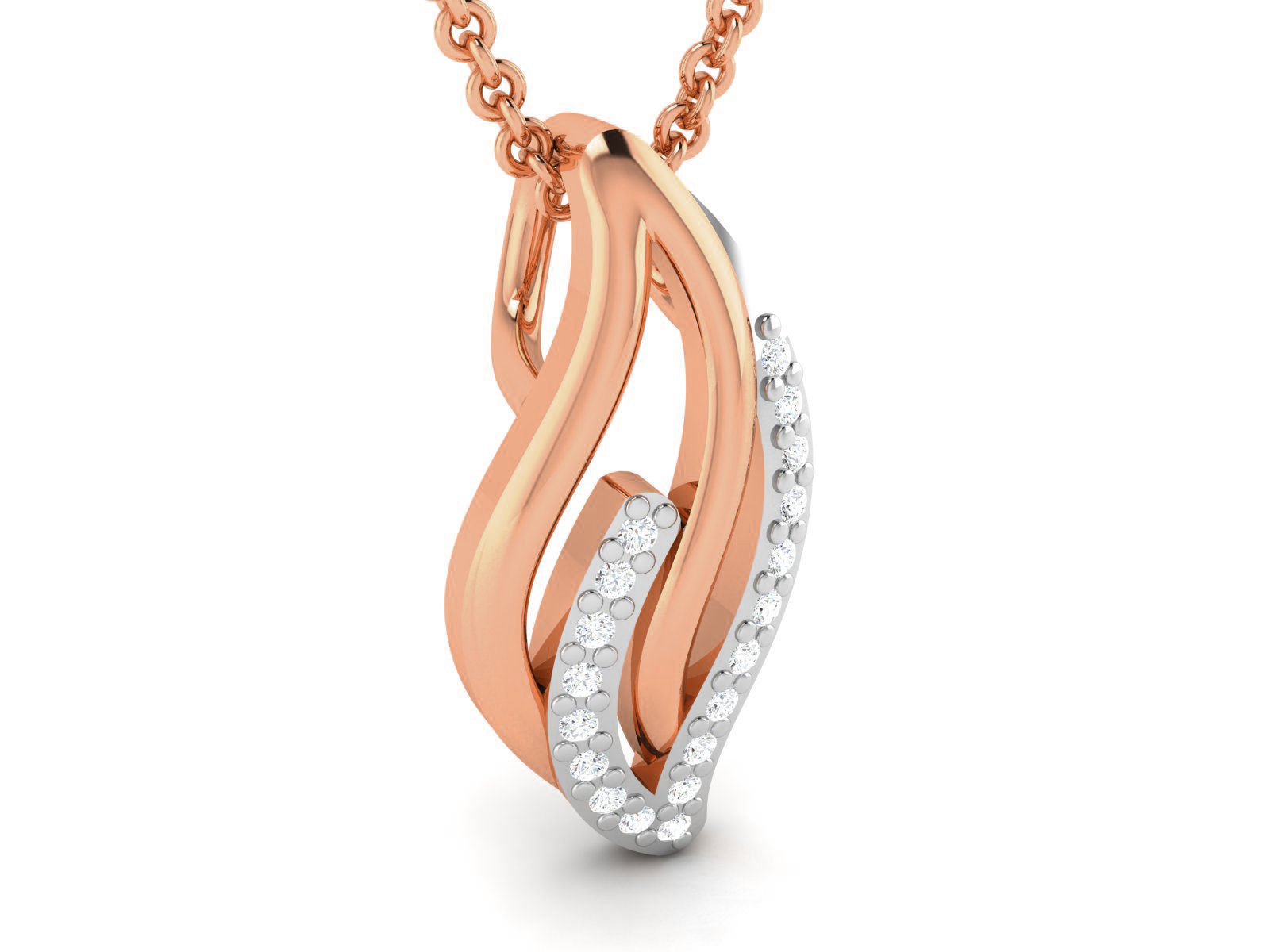 Light wt Diamond Charms Pendant 3dm render Detail 3D print model_1