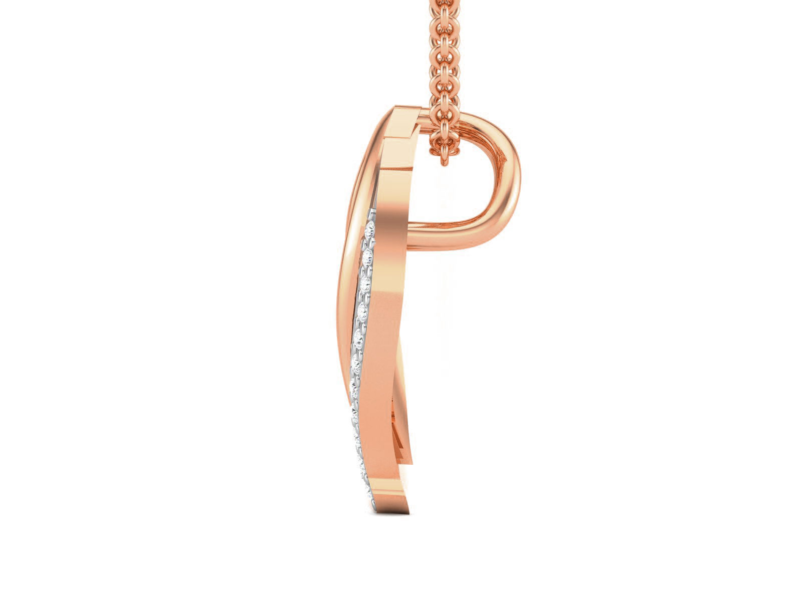 Light wt Diamond Charms Pendant 3dm render Detail 3D print model_3