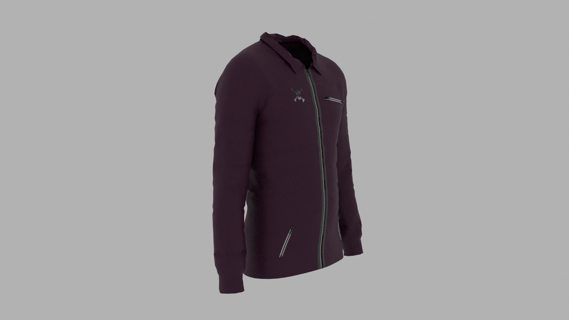 Jacket Low-poly 3D model_2