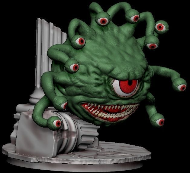 Behouder  and Death Tyrant 3D print model_2