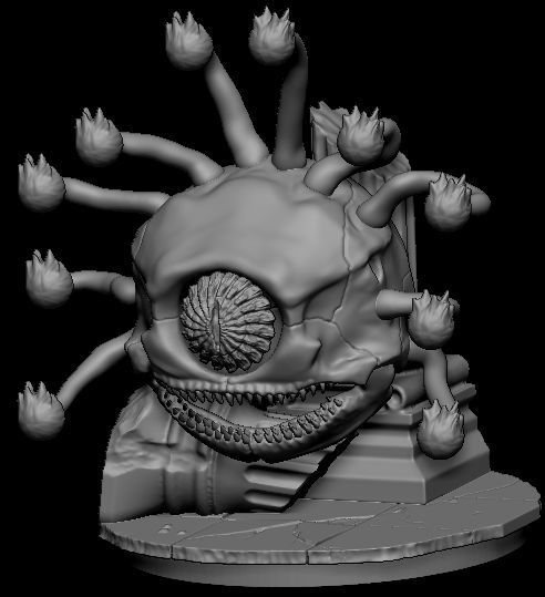 Behouder  and Death Tyrant 3D print model_3