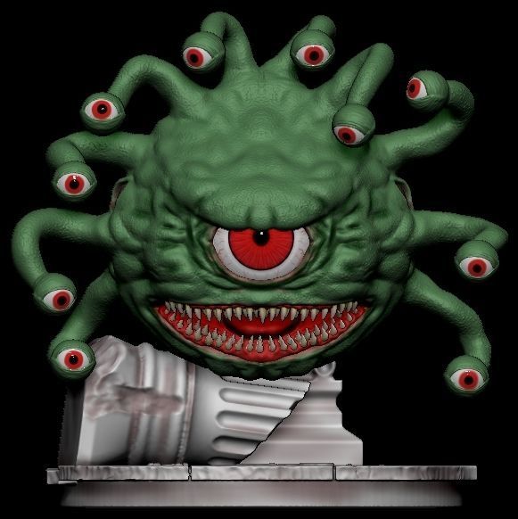 Behouder  and Death Tyrant 3D print model_10