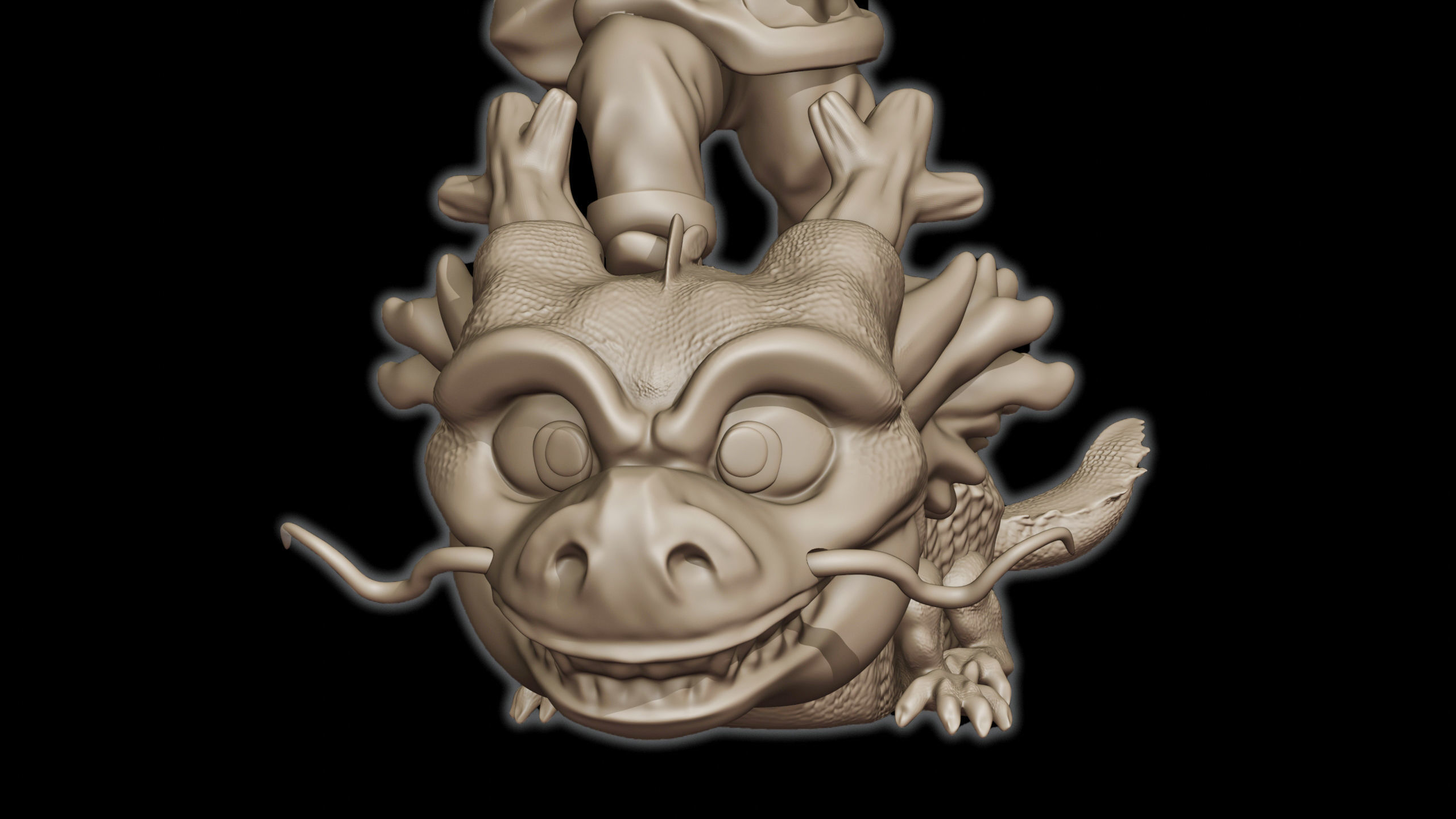 GOKU SANTA CLAUS 3D print model_7