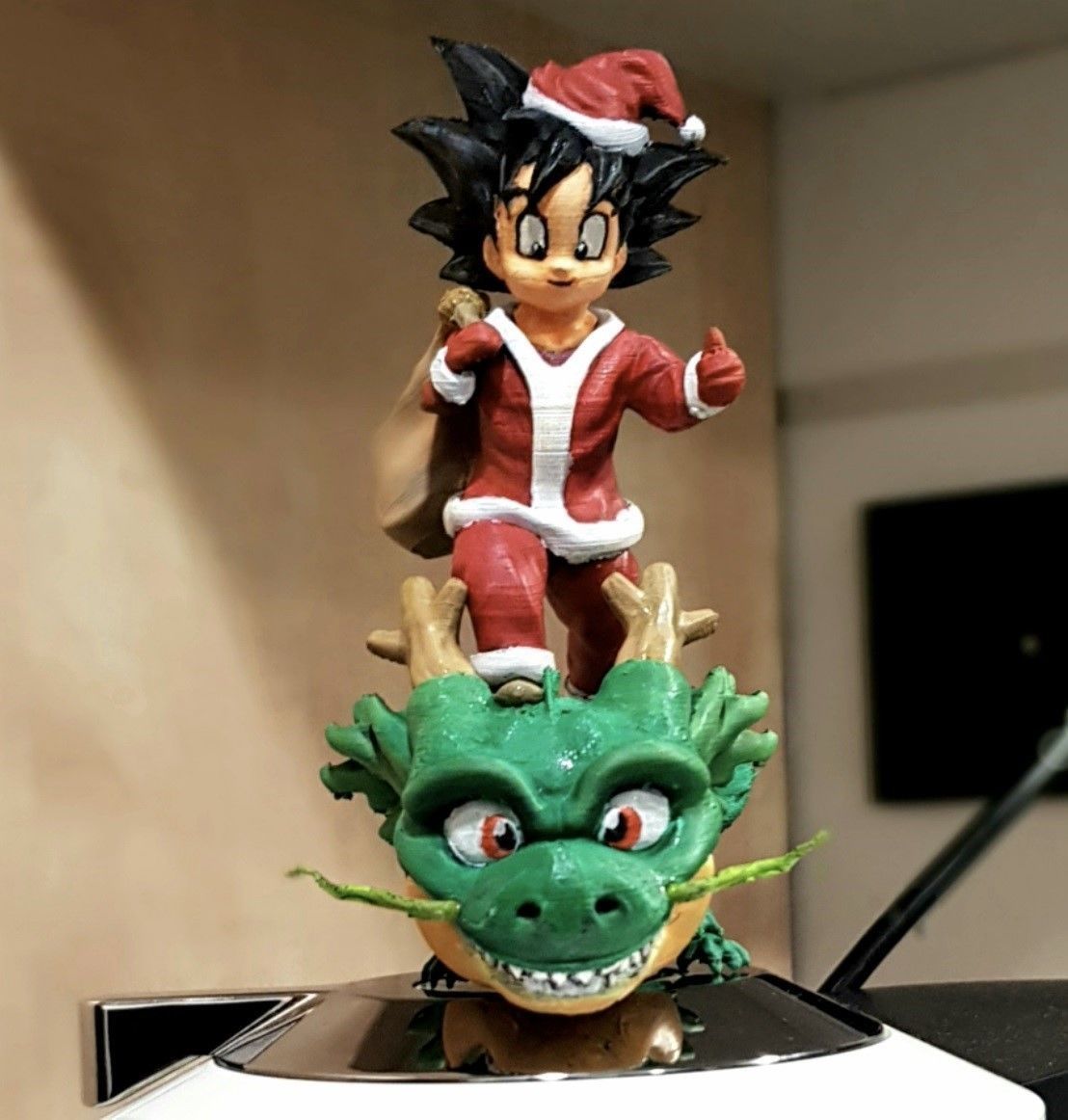 GOKU SANTA CLAUS 3D print model_12