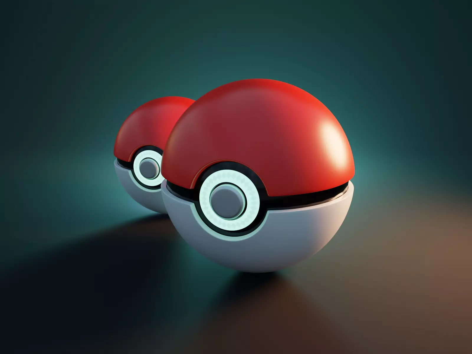 Pokeball model pokemon ball hd wallpaper 3D model_0