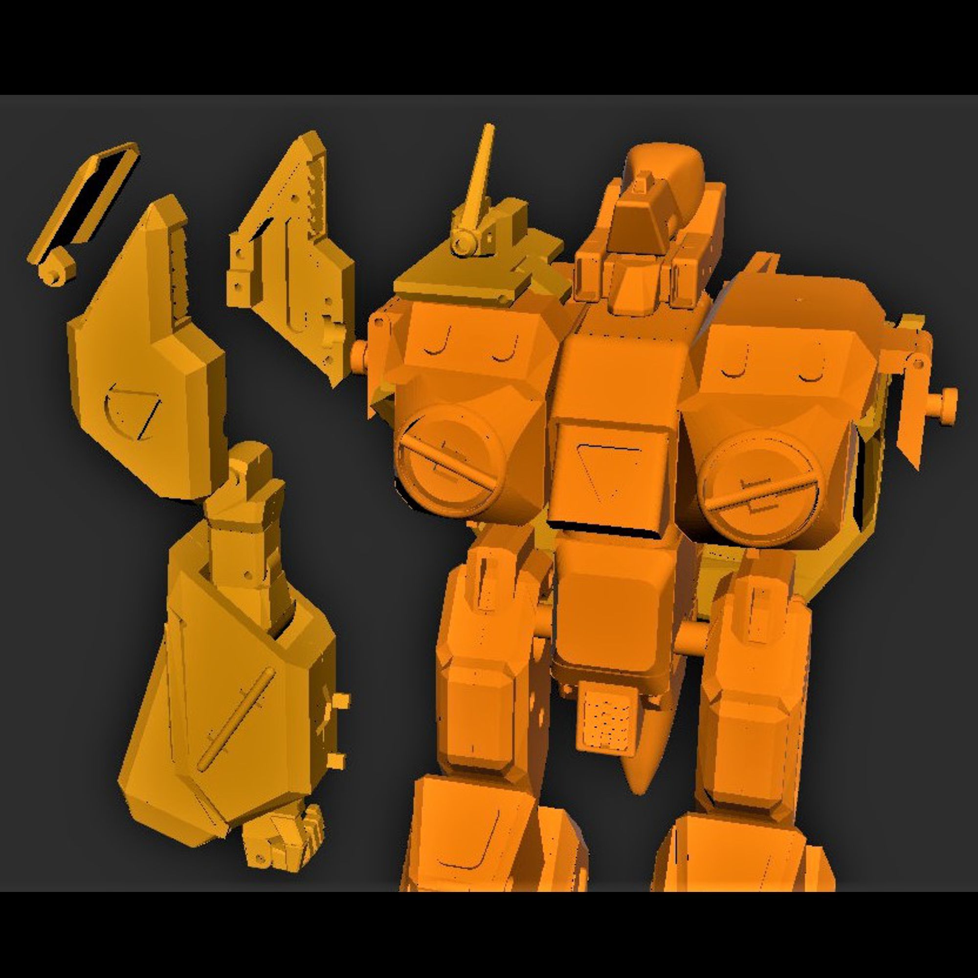 LEGIOSS - ROBOTECH ALPHA 3D print model_30