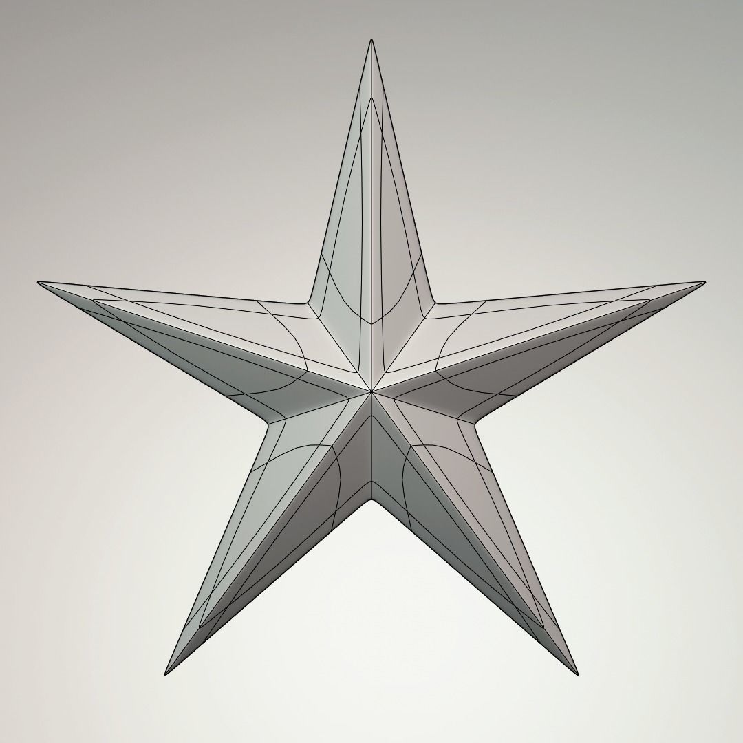 Christmas Star 3D Model 3D model_1