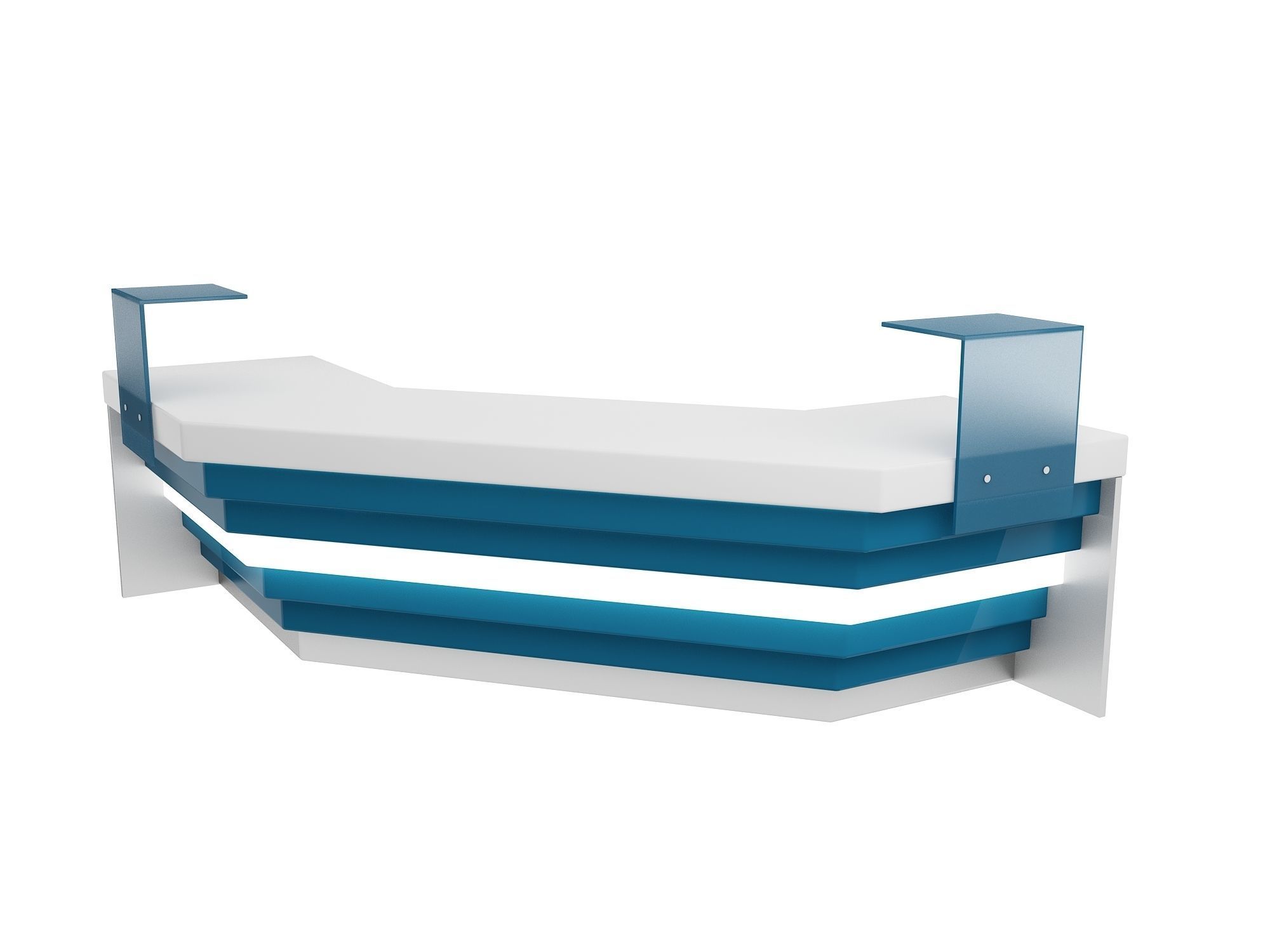 Reception Desk 3D model_1