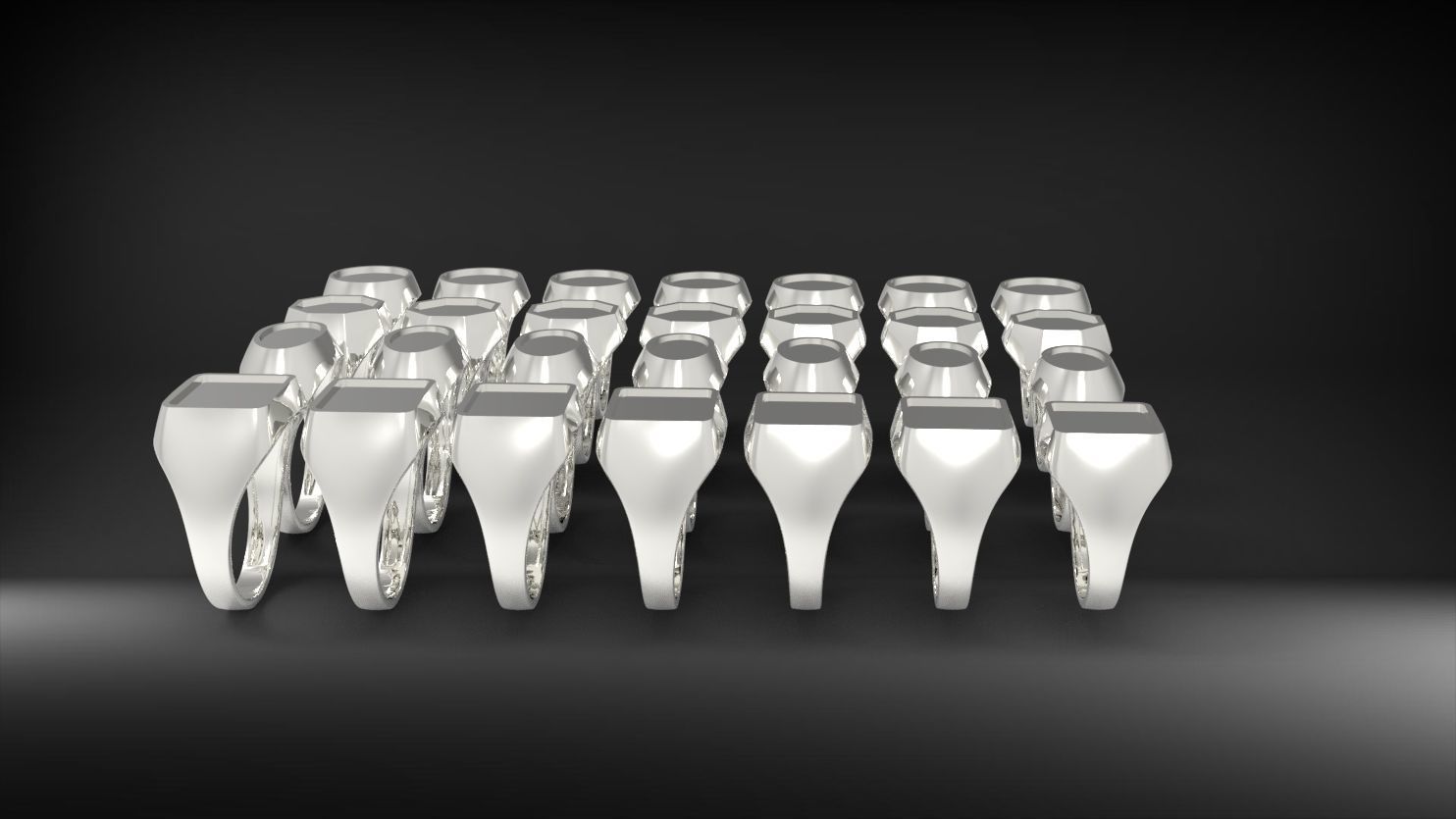 SIGNET YUZUKLER - 28 ADET TOPLU 3D print model_7