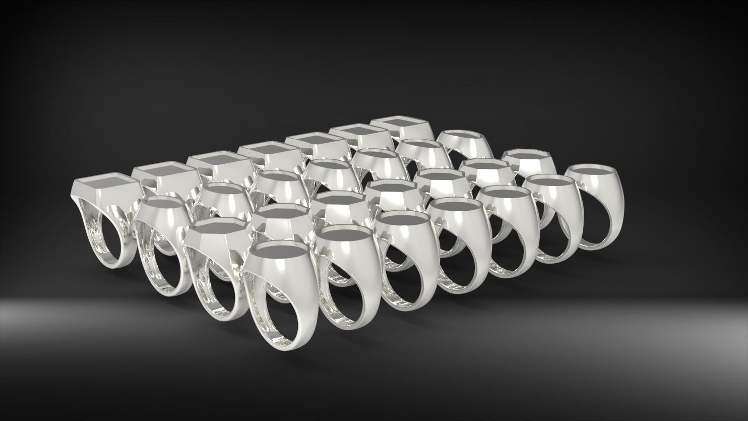 SIGNET YUZUKLER - 28 ADET TOPLU 3D print model_13