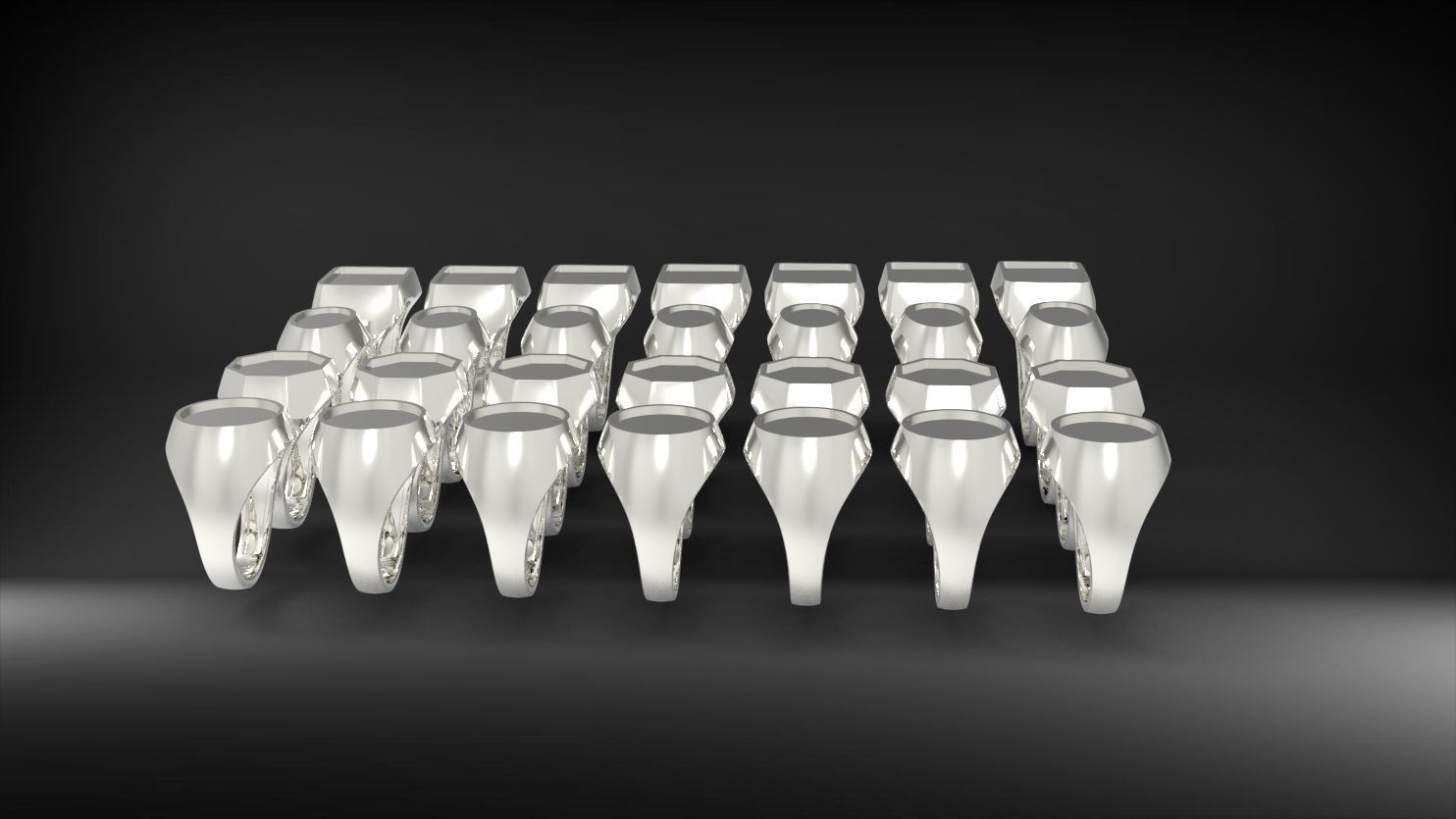 SIGNET YUZUKLER - 28 ADET TOPLU 3D print model_15