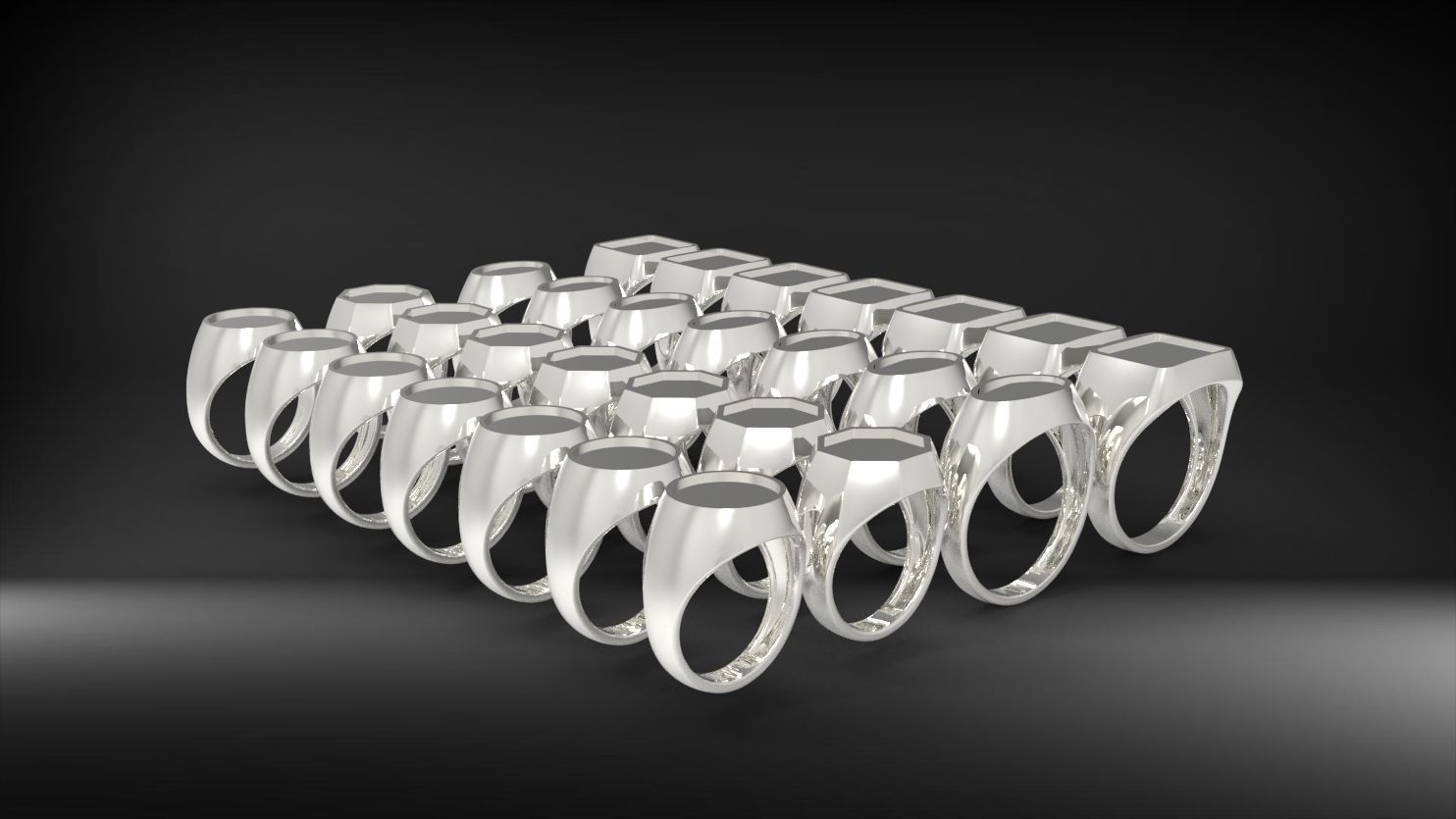 SIGNET YUZUKLER - 28 ADET TOPLU 3D print model_1