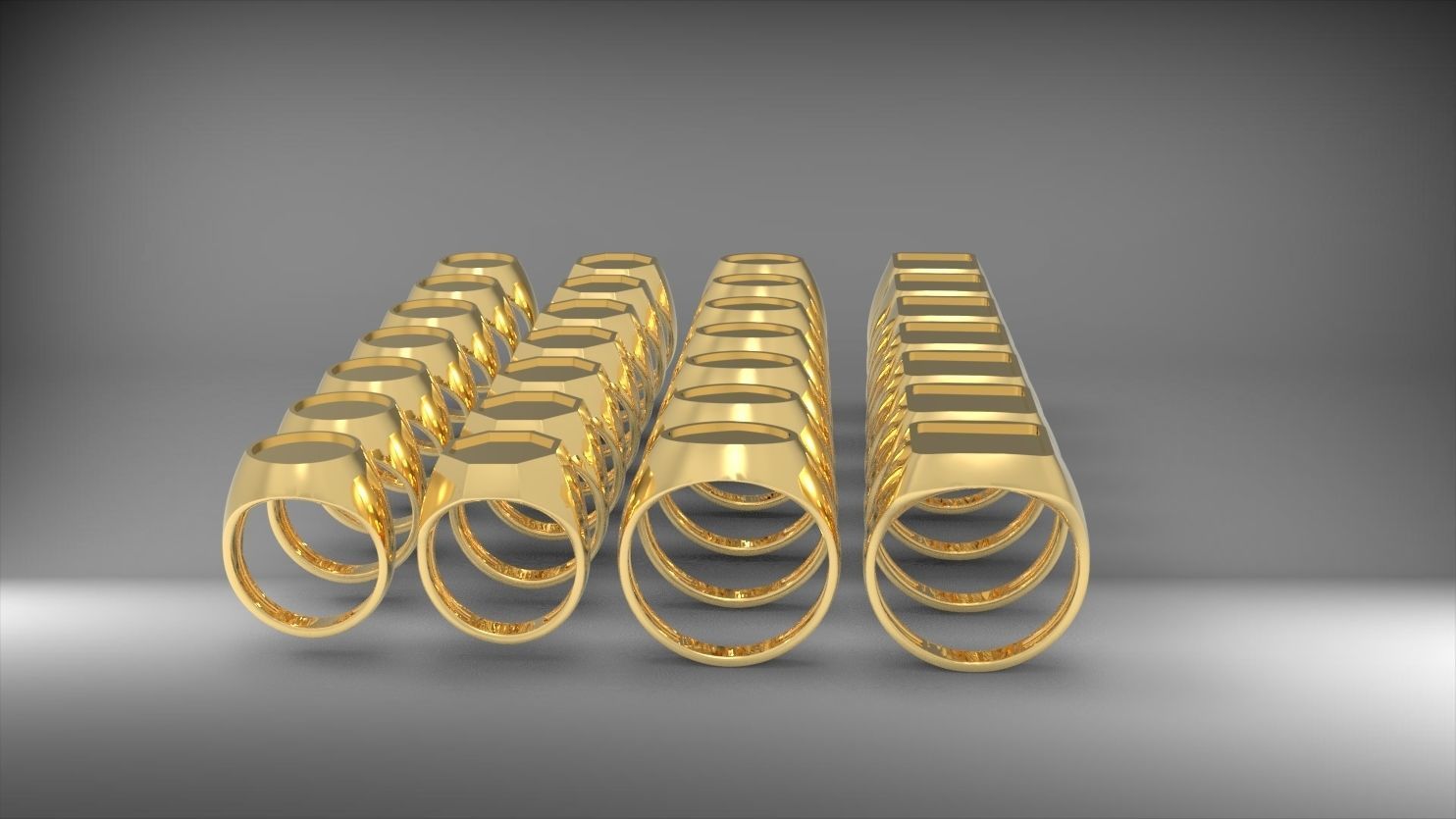 SIGNET YUZUKLER - 28 ADET TOPLU 3D print model_2