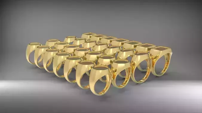 SIGNET YUZUKLER - 28 ADET TOPLU 3D print model SIGNET YUZUKLER - 28 ADET TOPLU 3D print model