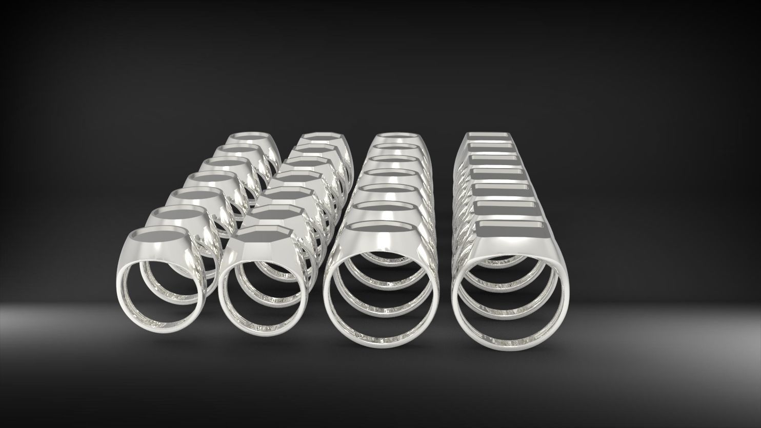 SIGNET YUZUKLER - 28 ADET TOPLU 3D print model_3