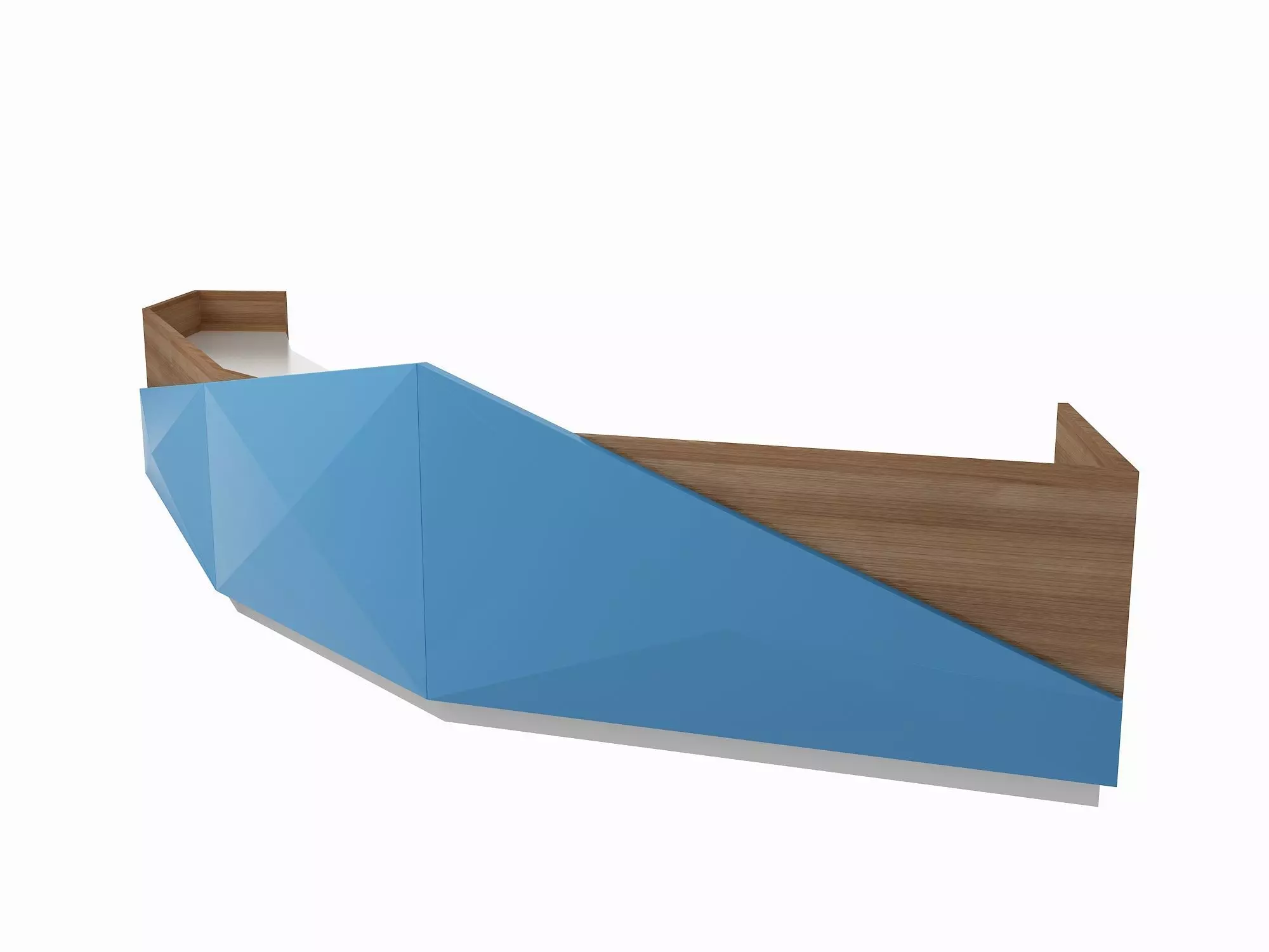 Reception Desk 3D model_0