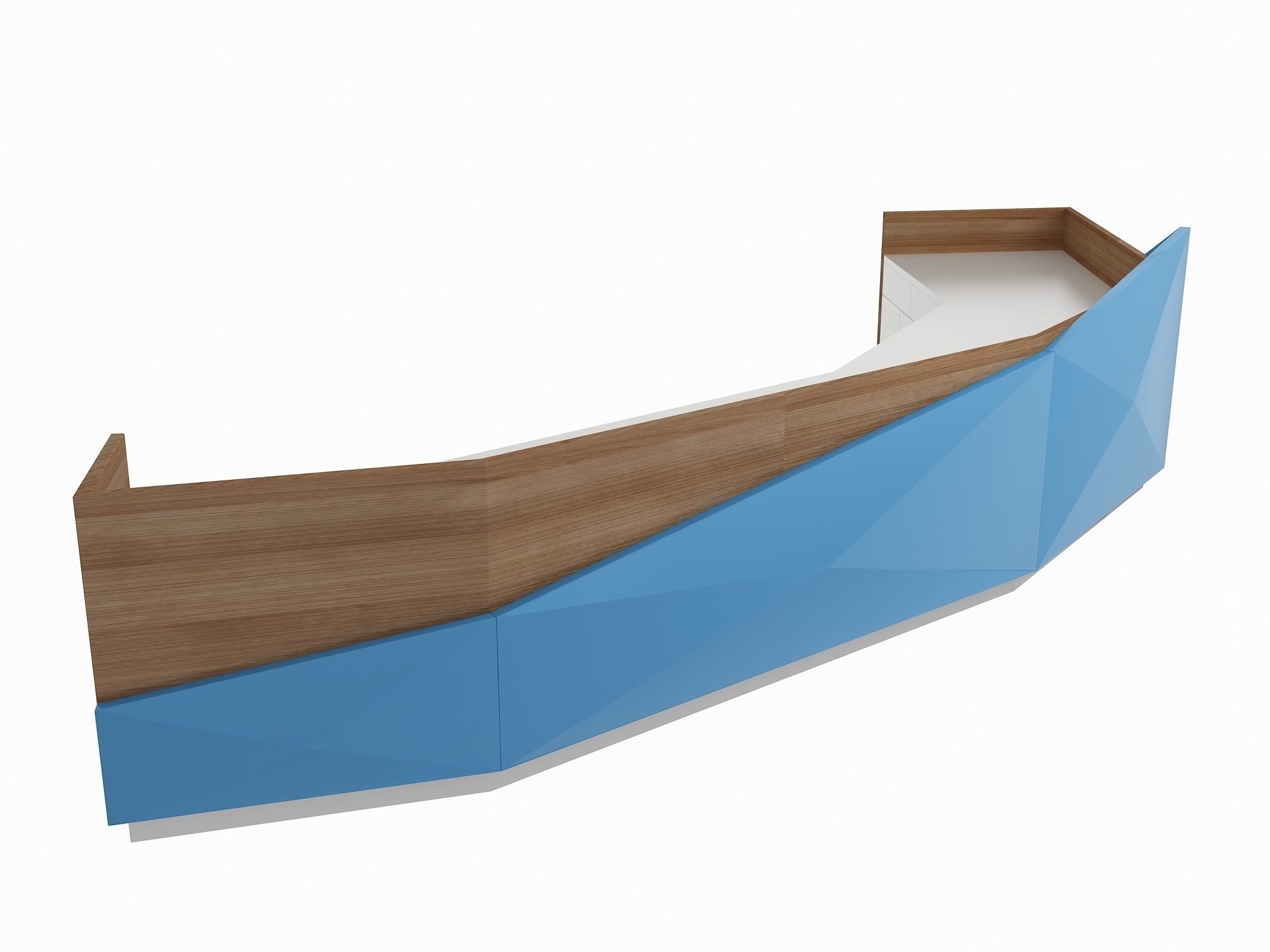 Reception Desk 3D model_1