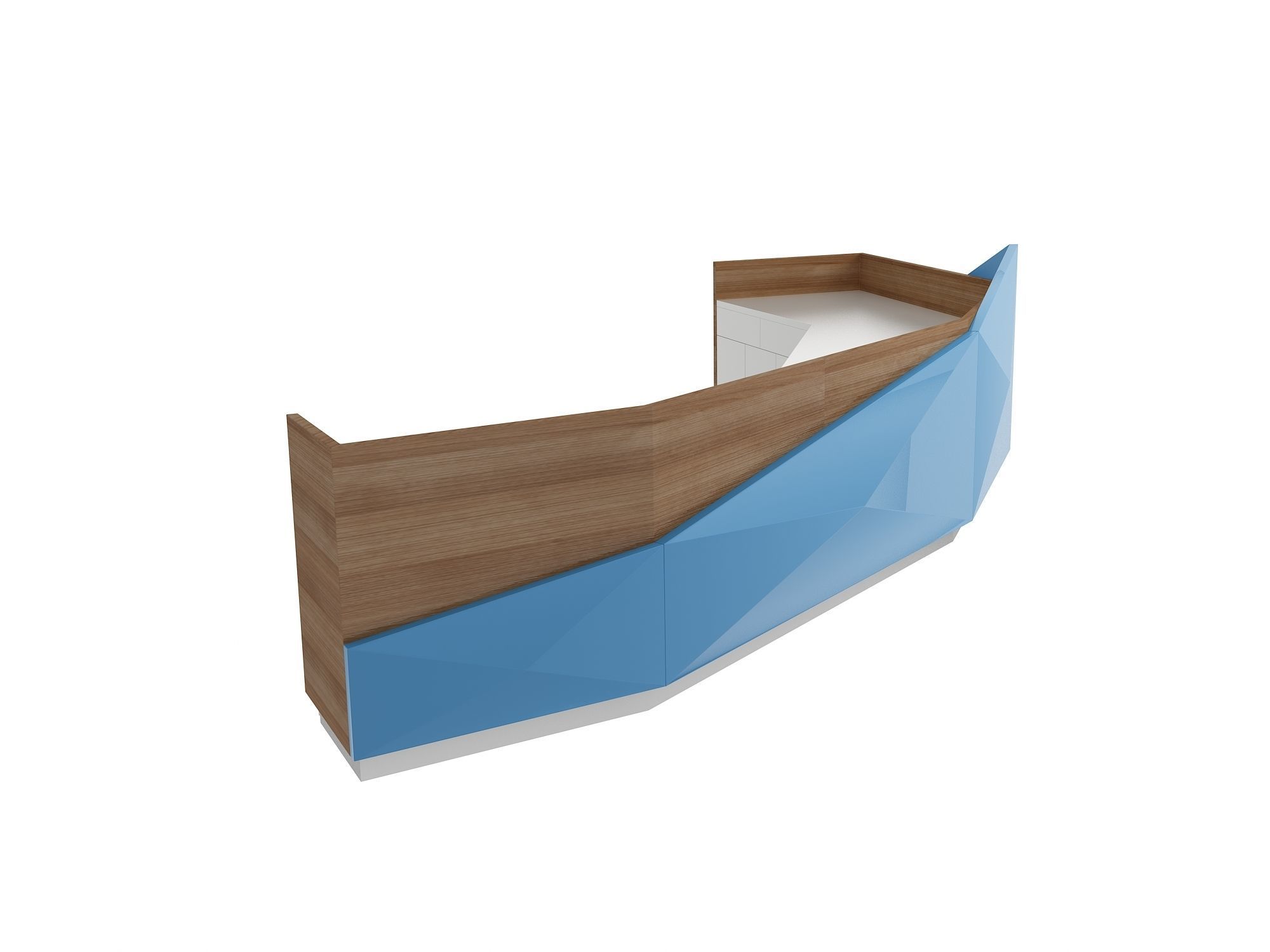 Reception Desk 3D model_3