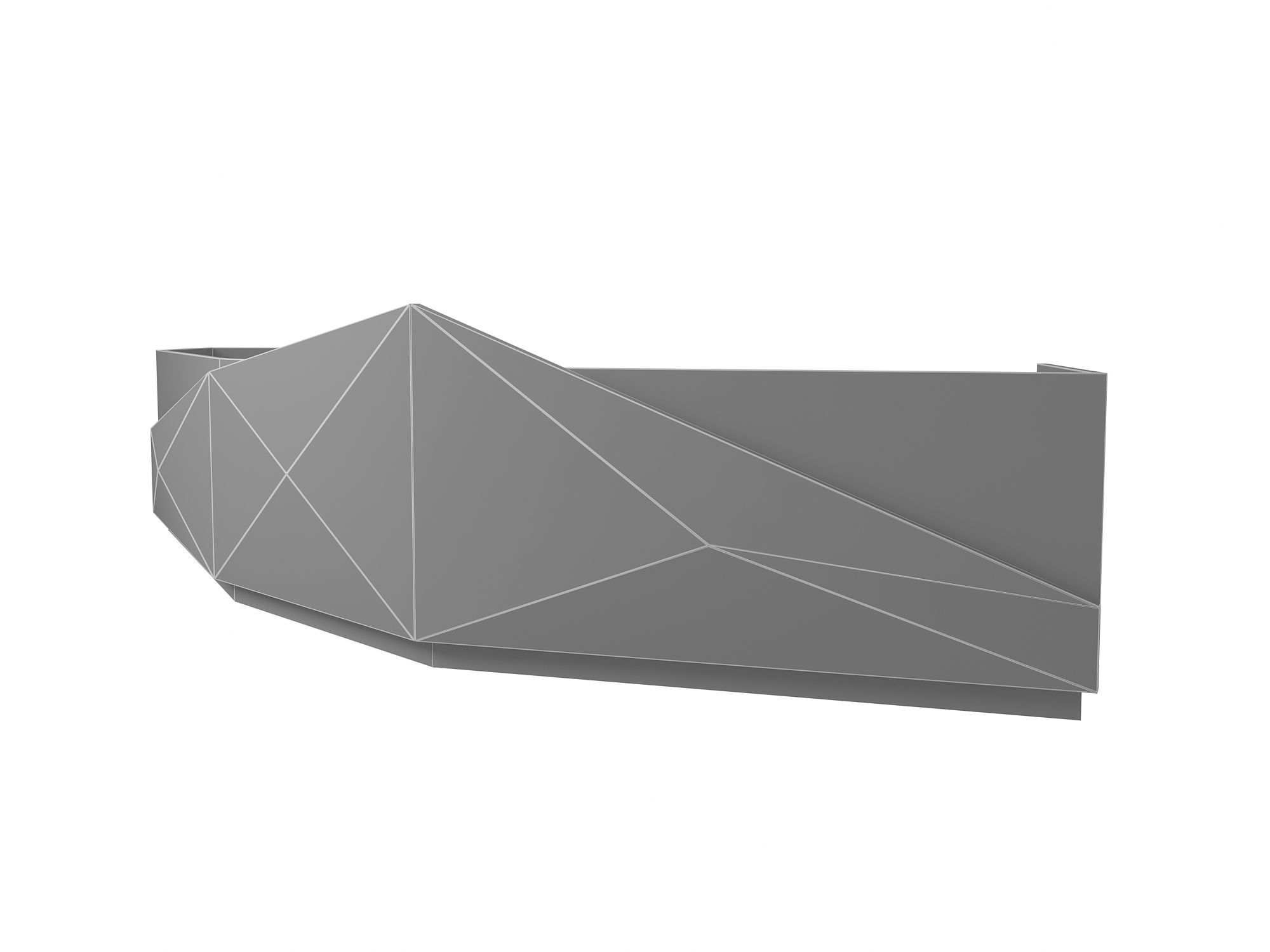 Reception Desk 3D model_7