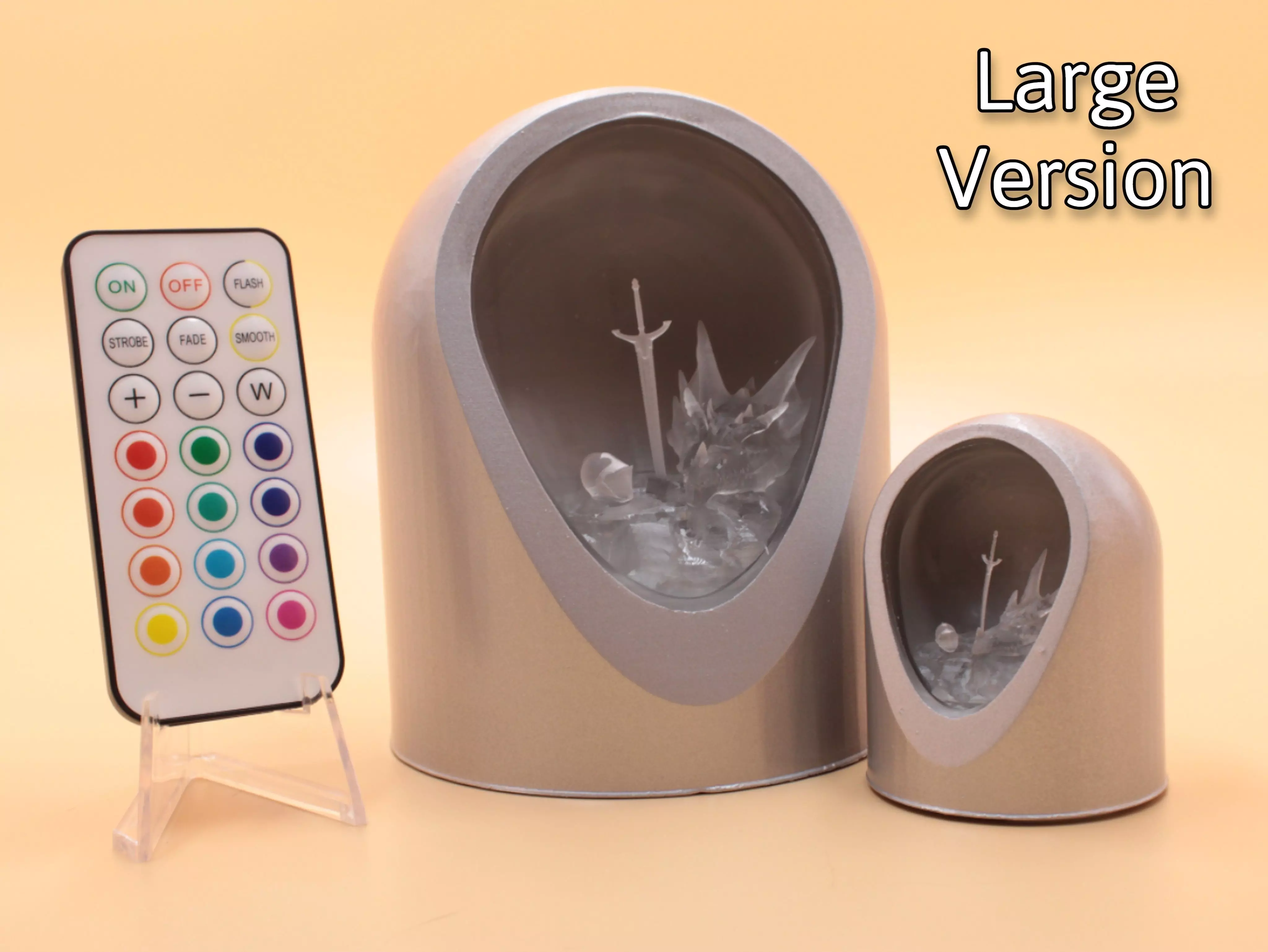 Dragon and Knight Fantasy - LED Light Up Diorama 3D print model_0