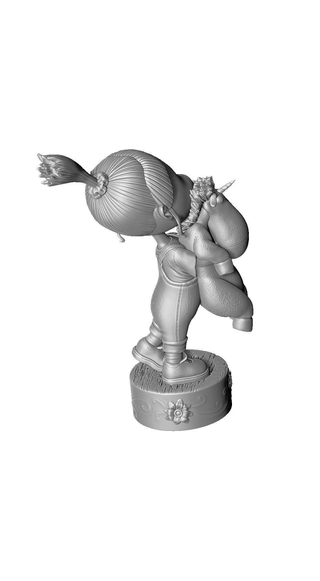 AGNES GRU FOR 3D PRINT 2 OPTIONS STL 3D print model_11