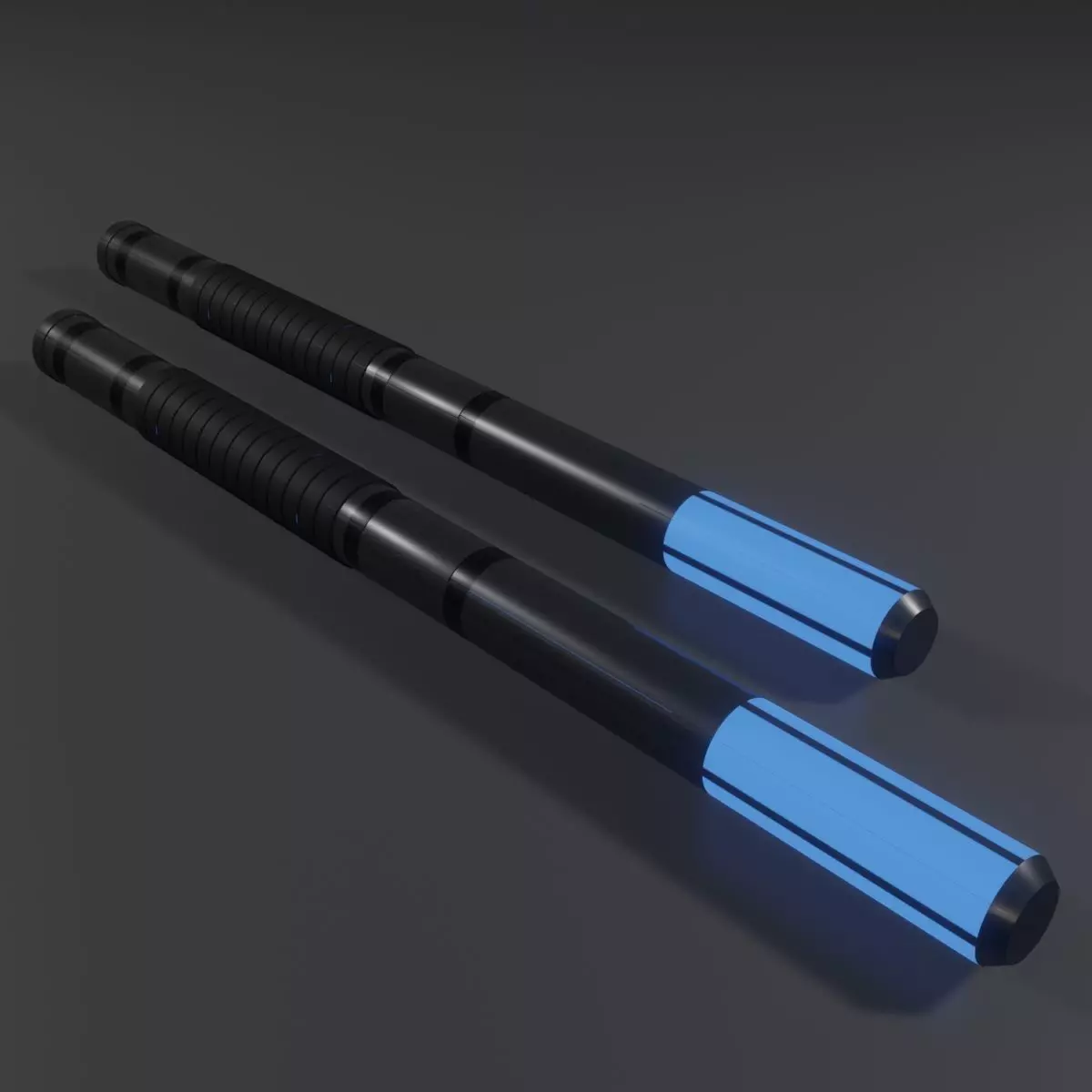 Sci-Fi Dividable Bo Staff 3D model